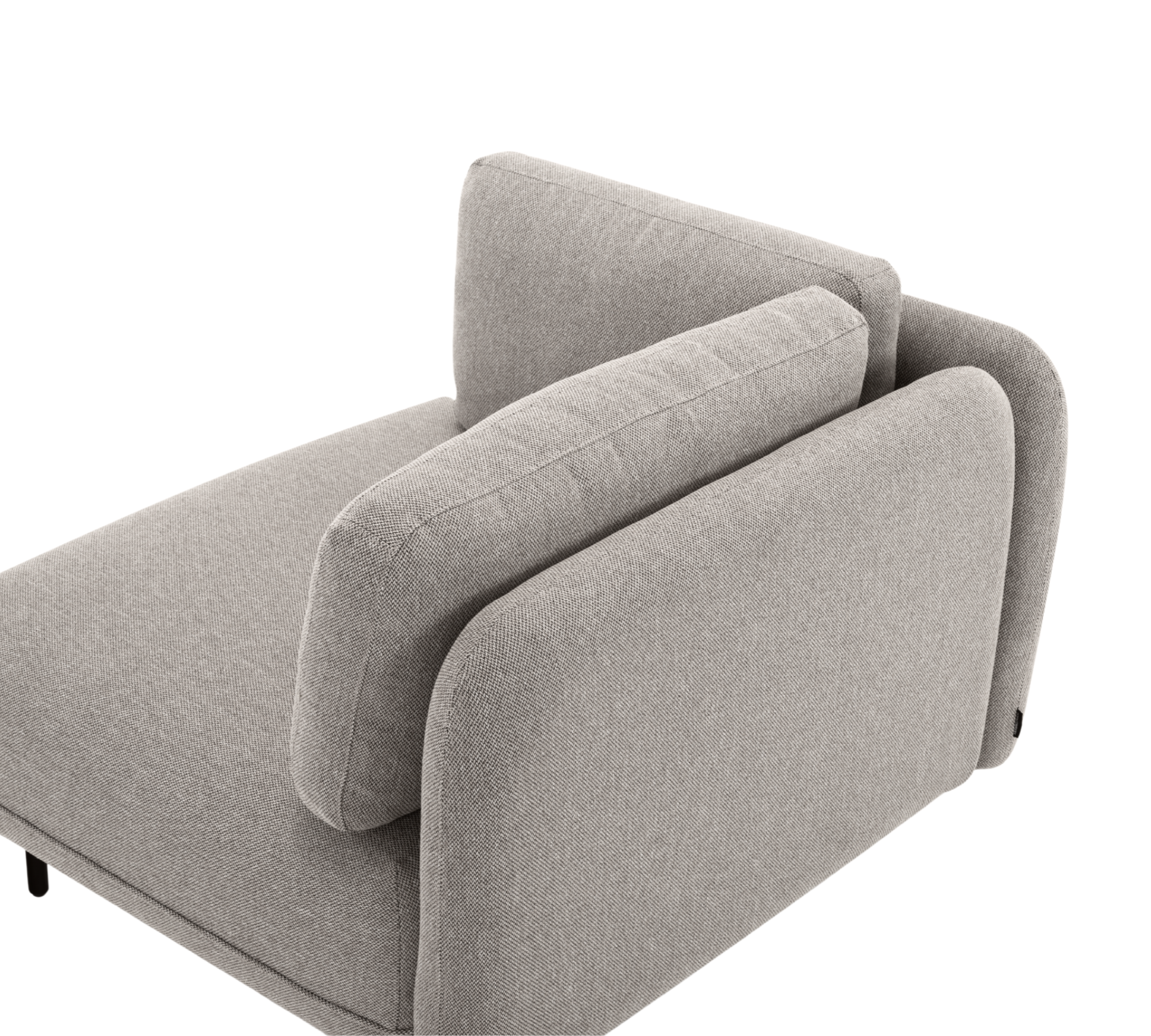 Ellis 1-Sitzer Eckmodul abnehmbare Armlehne Agnes Brown