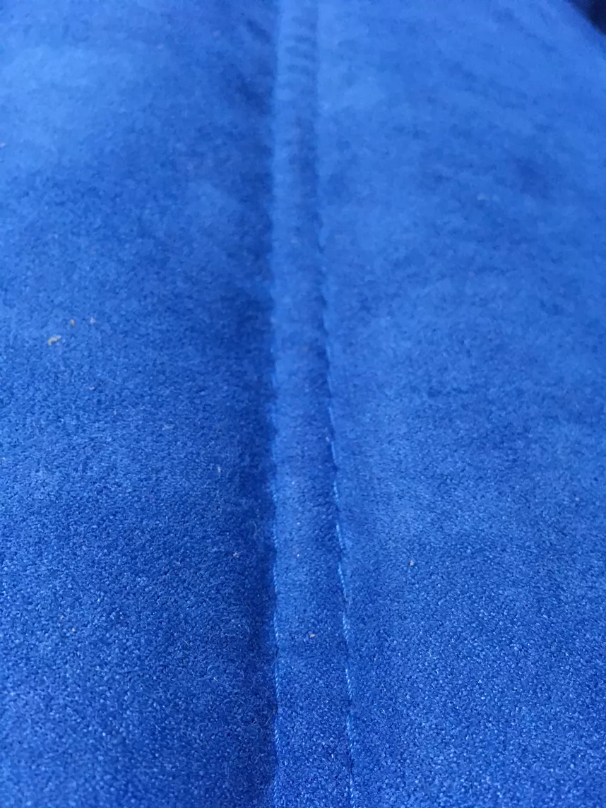 Poltrona Togo Tessuto Blu