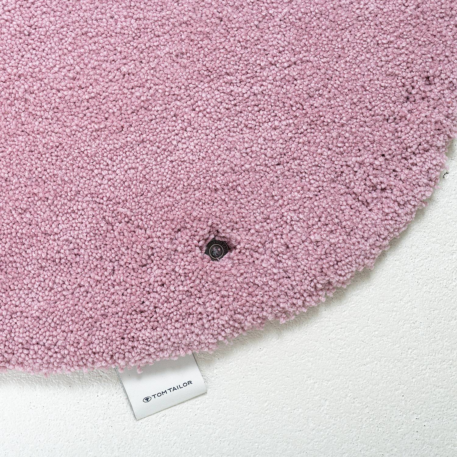 Bath mat Cozy Bath Uni Oval Pink
