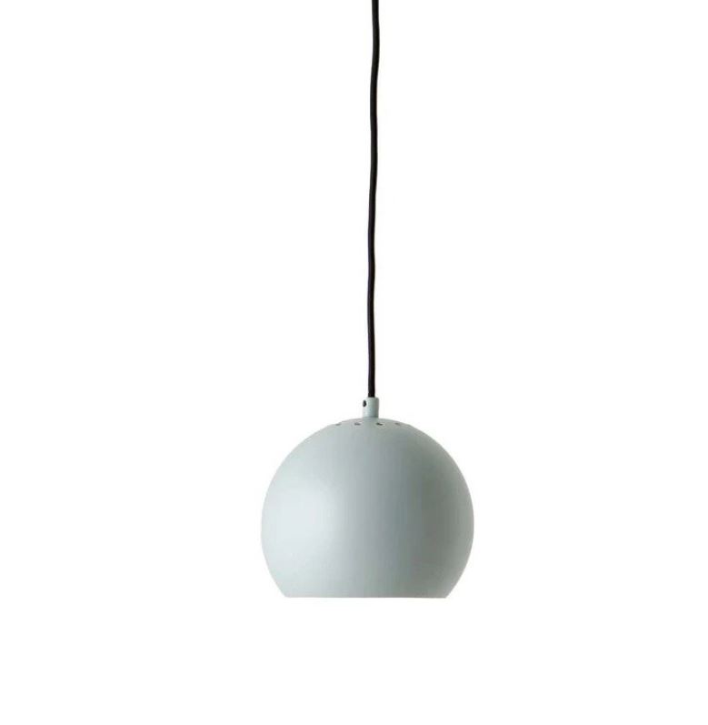 Ball Pendelleuchte Matt Aqua Grün Ø18cm