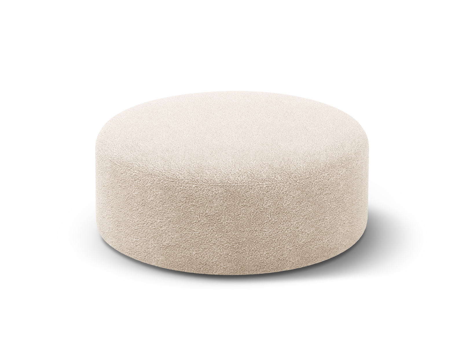 Pouf Dia Velvet 1-Seater Beige