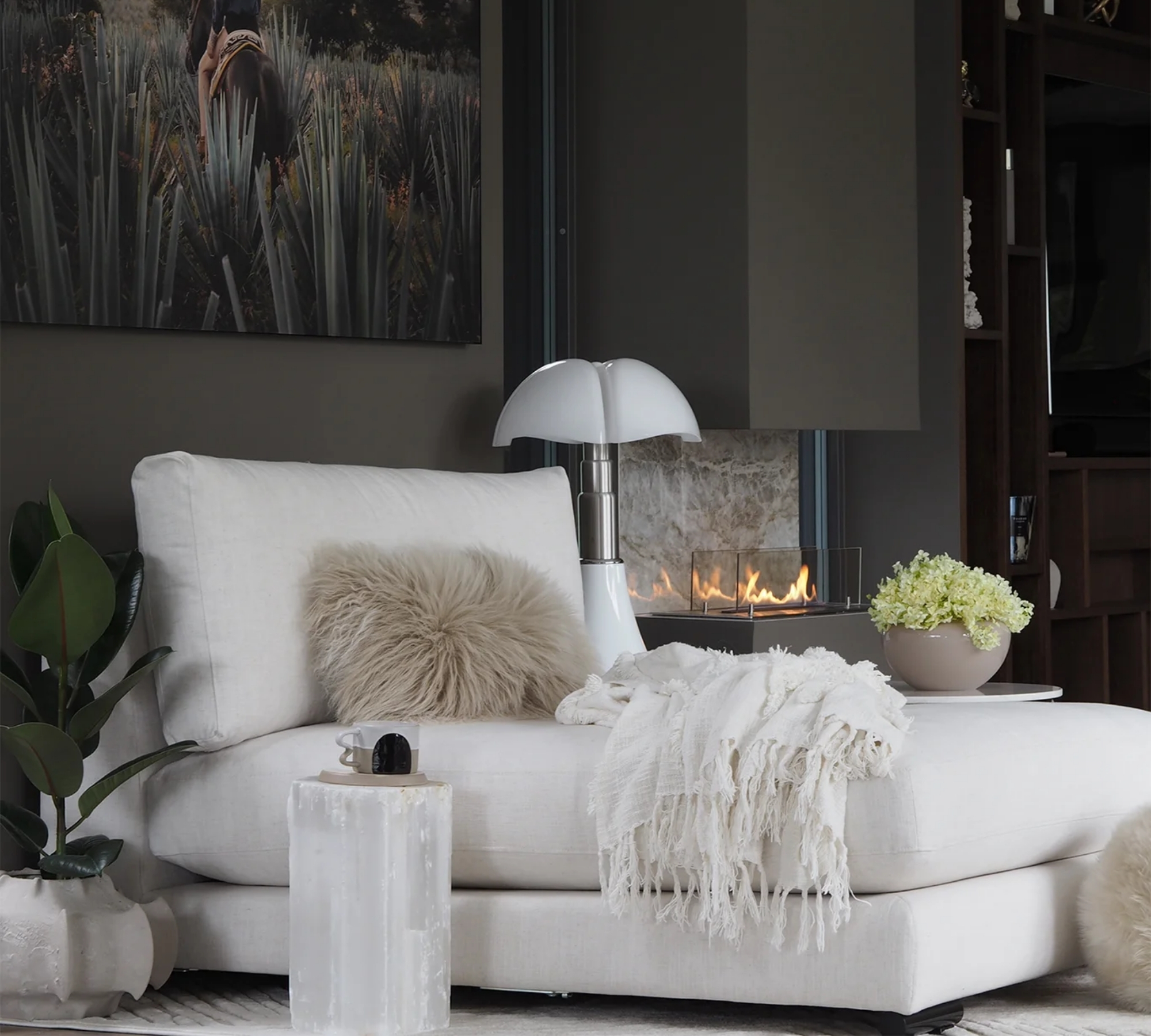 Mammuten Loveseat Ivory 400