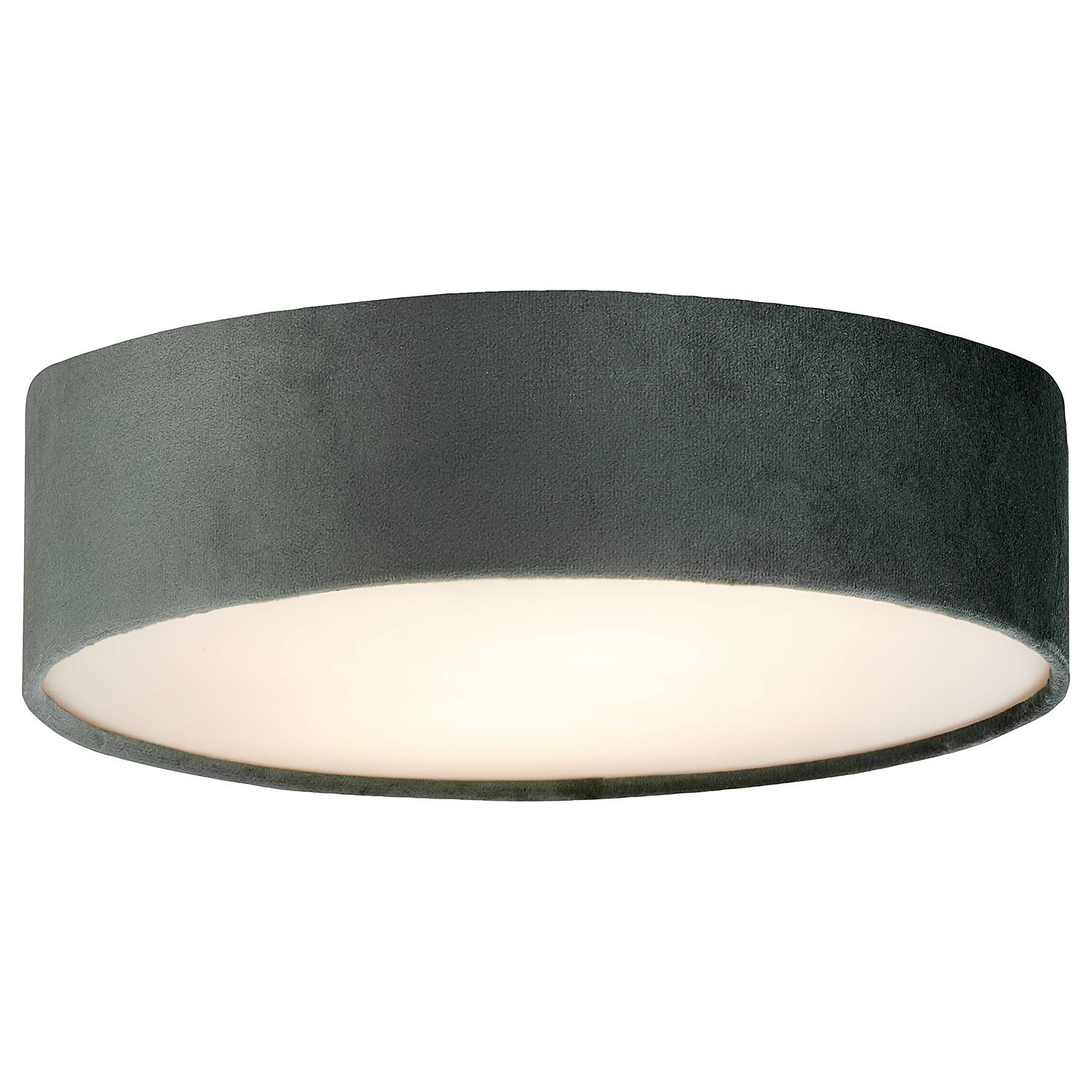 Deckenleuchte Drum Grau Ø 38cm
