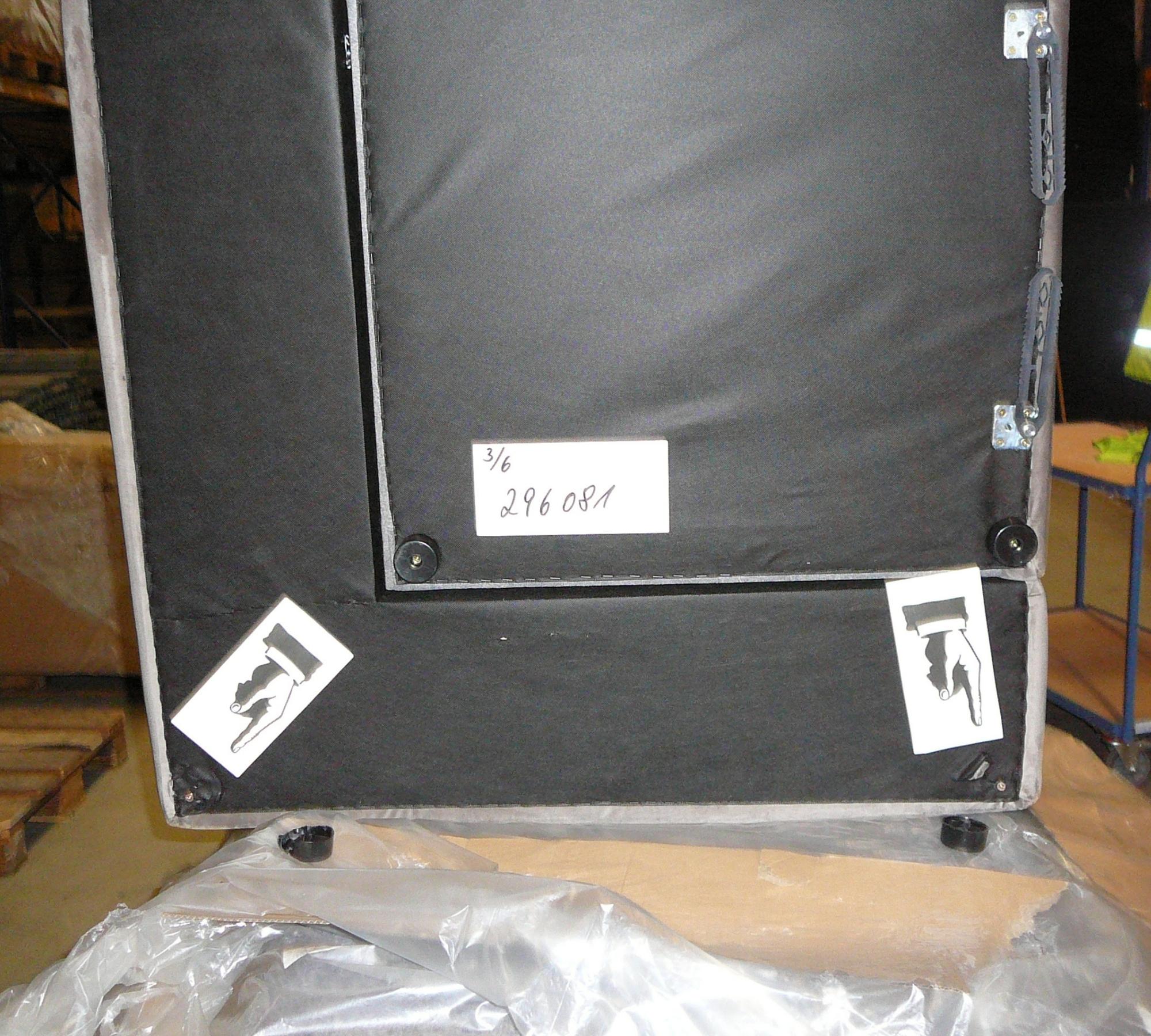 Pyllow Sofalandschaft Samt Taupe Grau