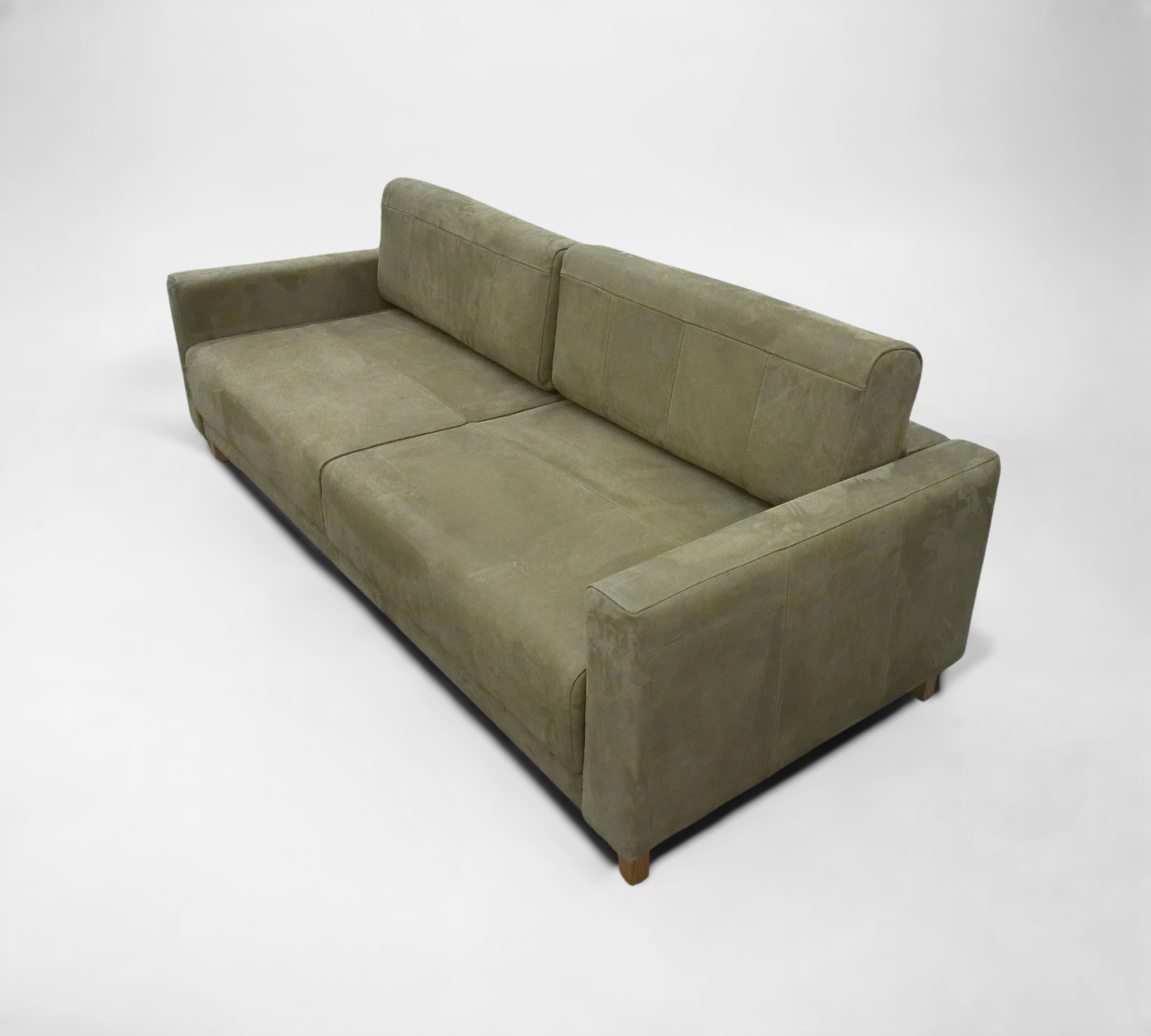 Tyme Schlafsofa Samt Olivgrün
