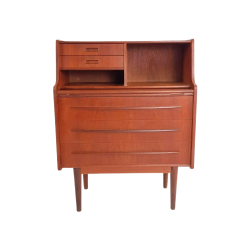 Vintage Sekretär Holz Braun