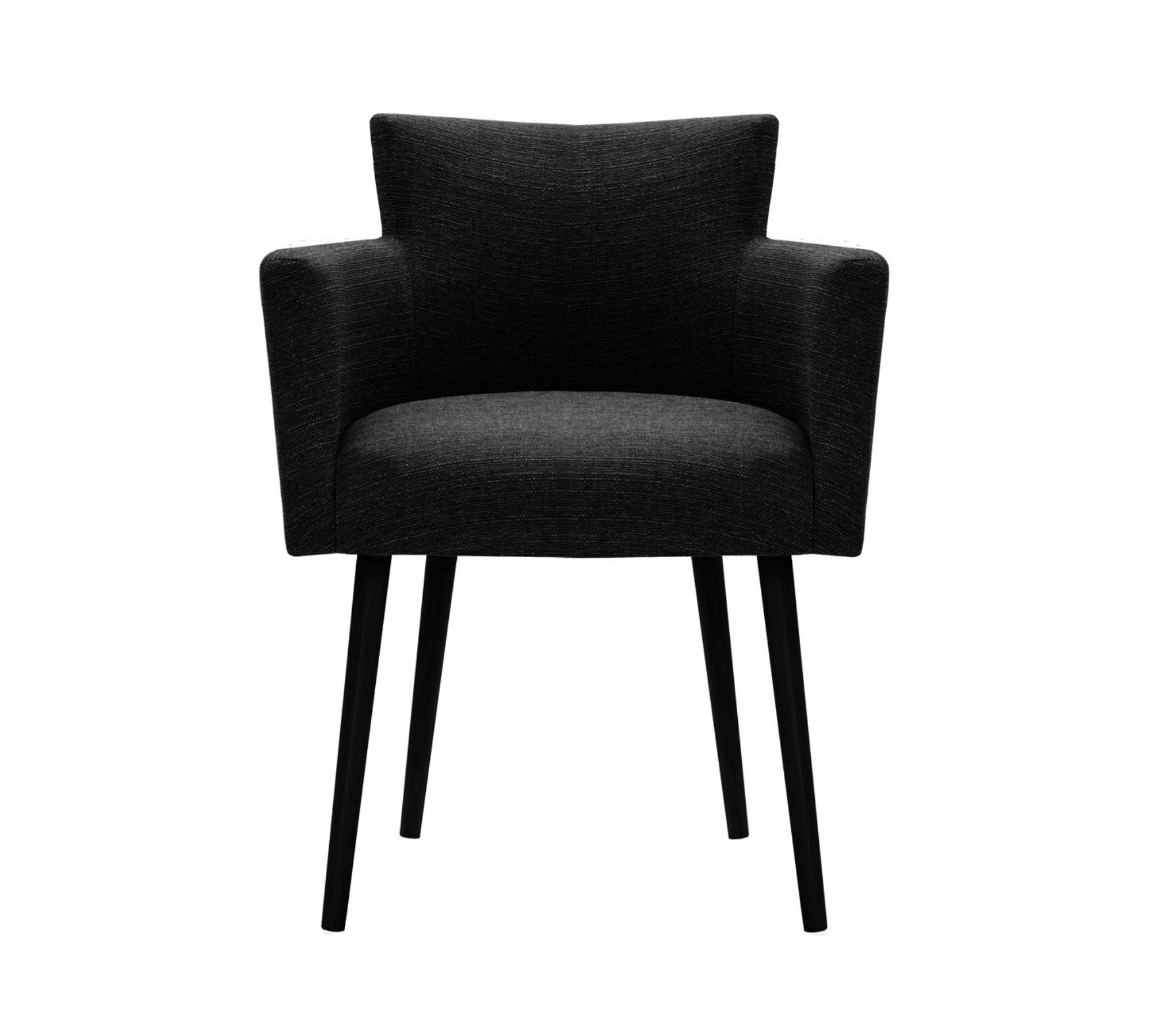 2x Armlehnstuhl Billie Schwarz