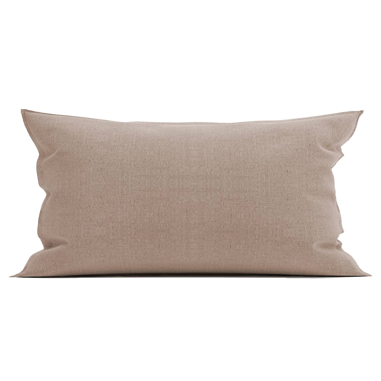 Franela I Kissenbezug Baumwolle Flanell Taupe