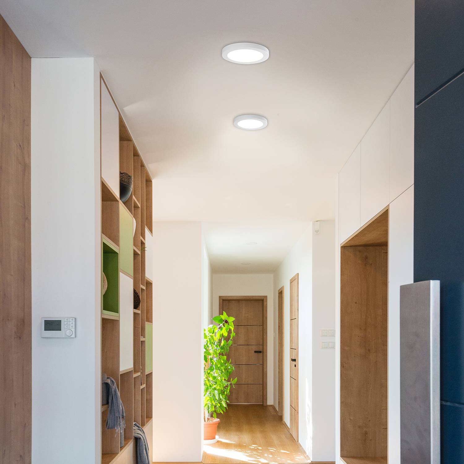 LED Ceiling Light Complex I 1-Light PVC Iron