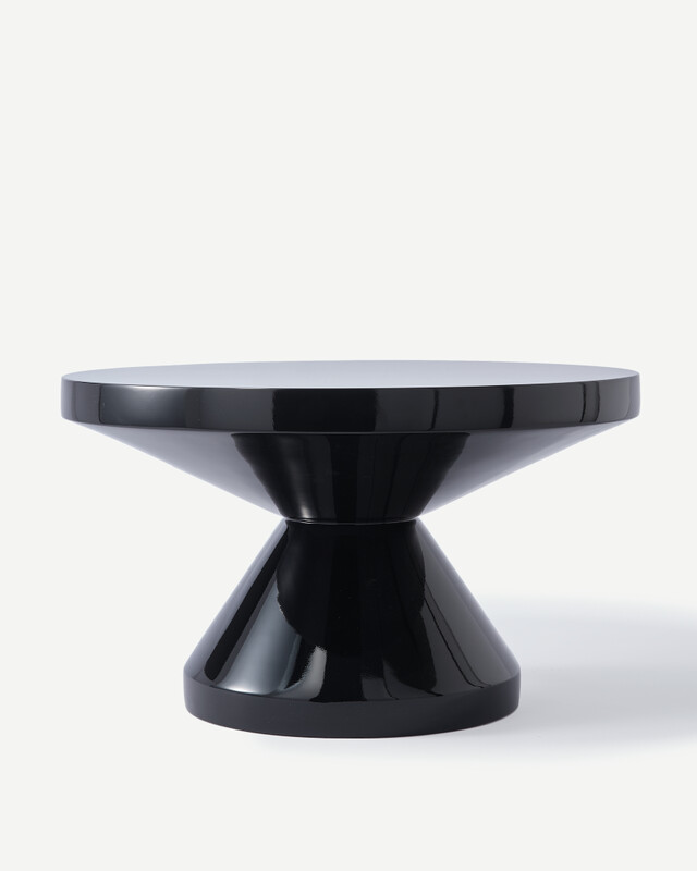 Zig Zag Coffee Table Black