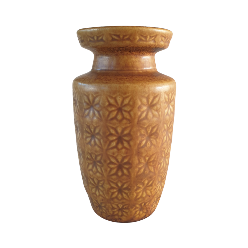 Vintage Vase Keramik Braun