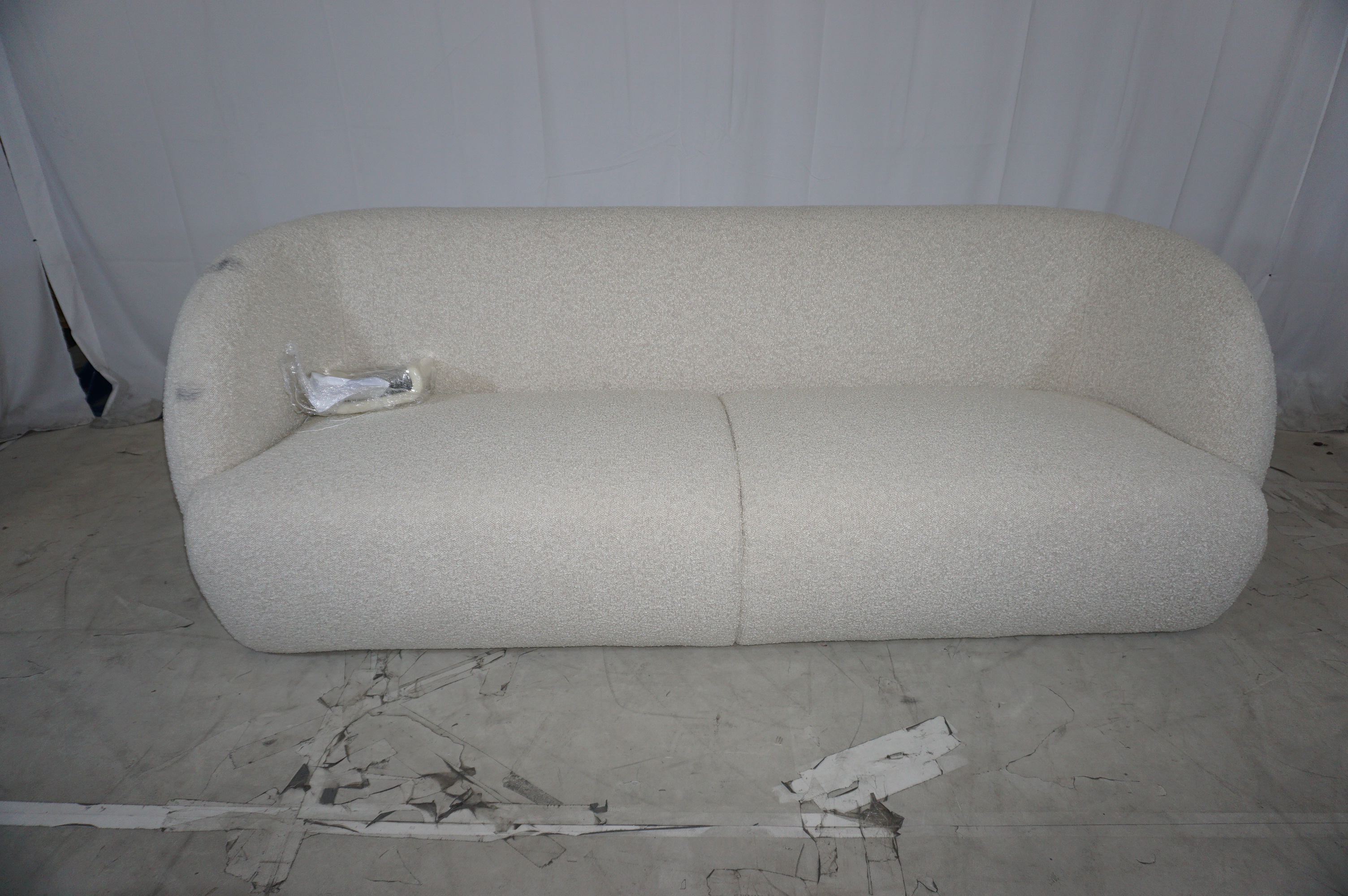 Design-Award-Winning Paula Sofa 3-Sitzer Maya Cream