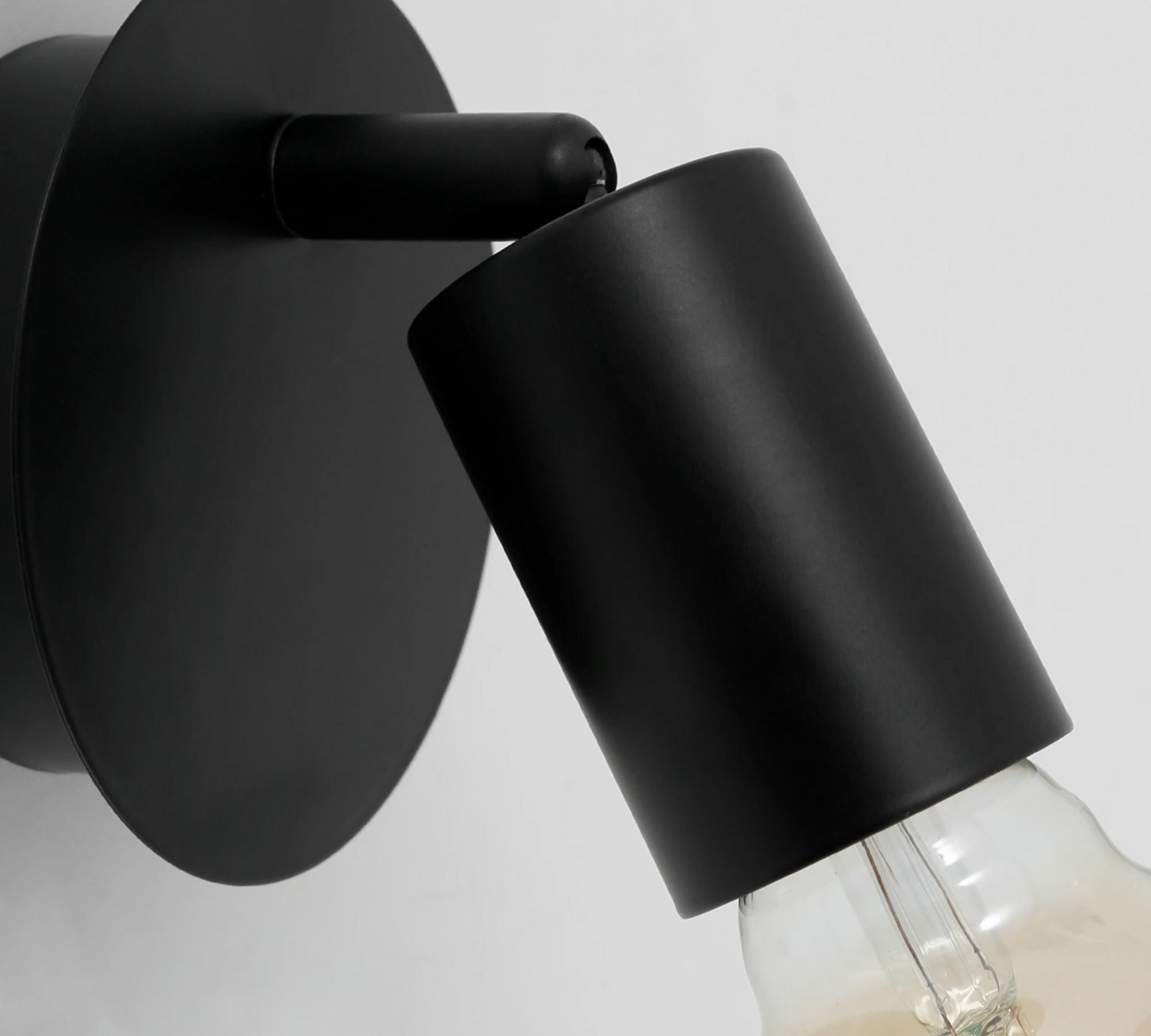 1-light pendant lamp metal black