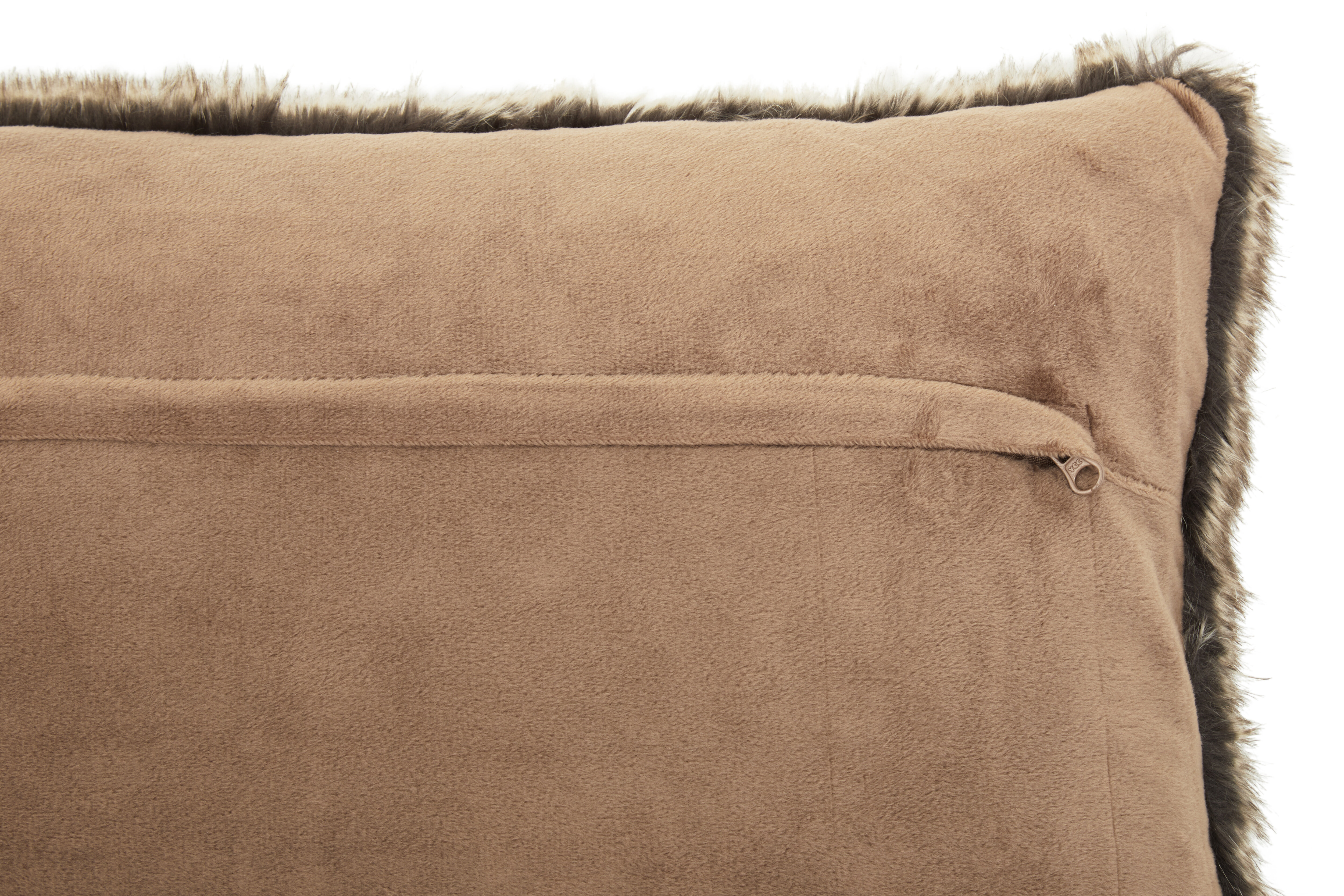 Bosie Lamina Mocha Ombre Rechteckiges Fellkissen
