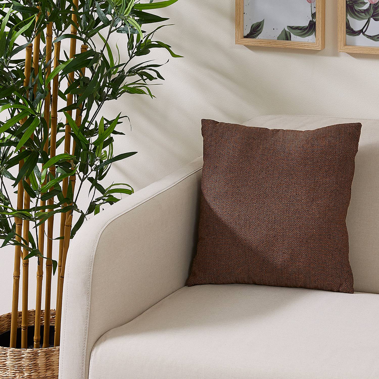 Jenny Kissen Polyester Taupe