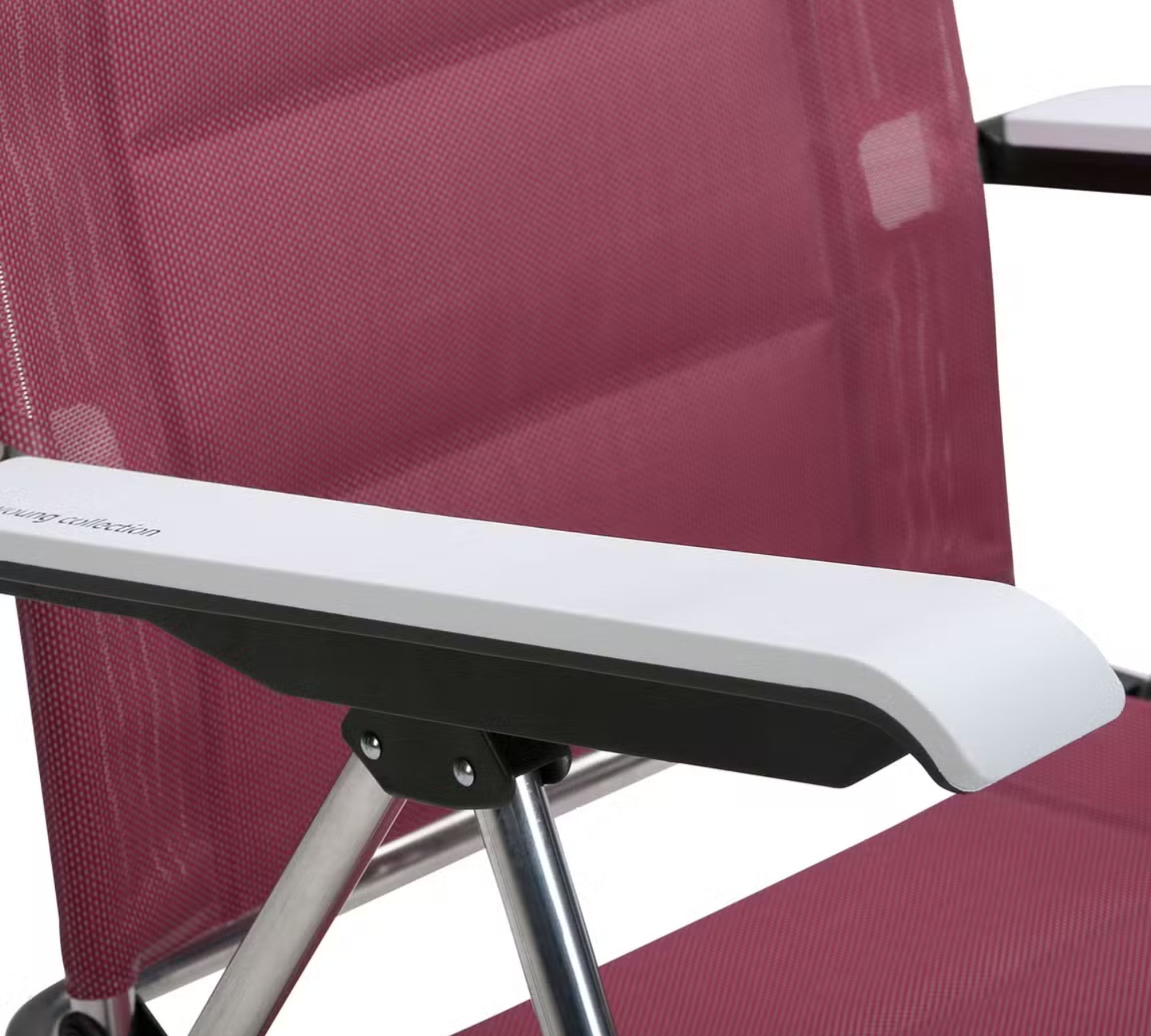 Klappstuhl Aluminium Textil Violett