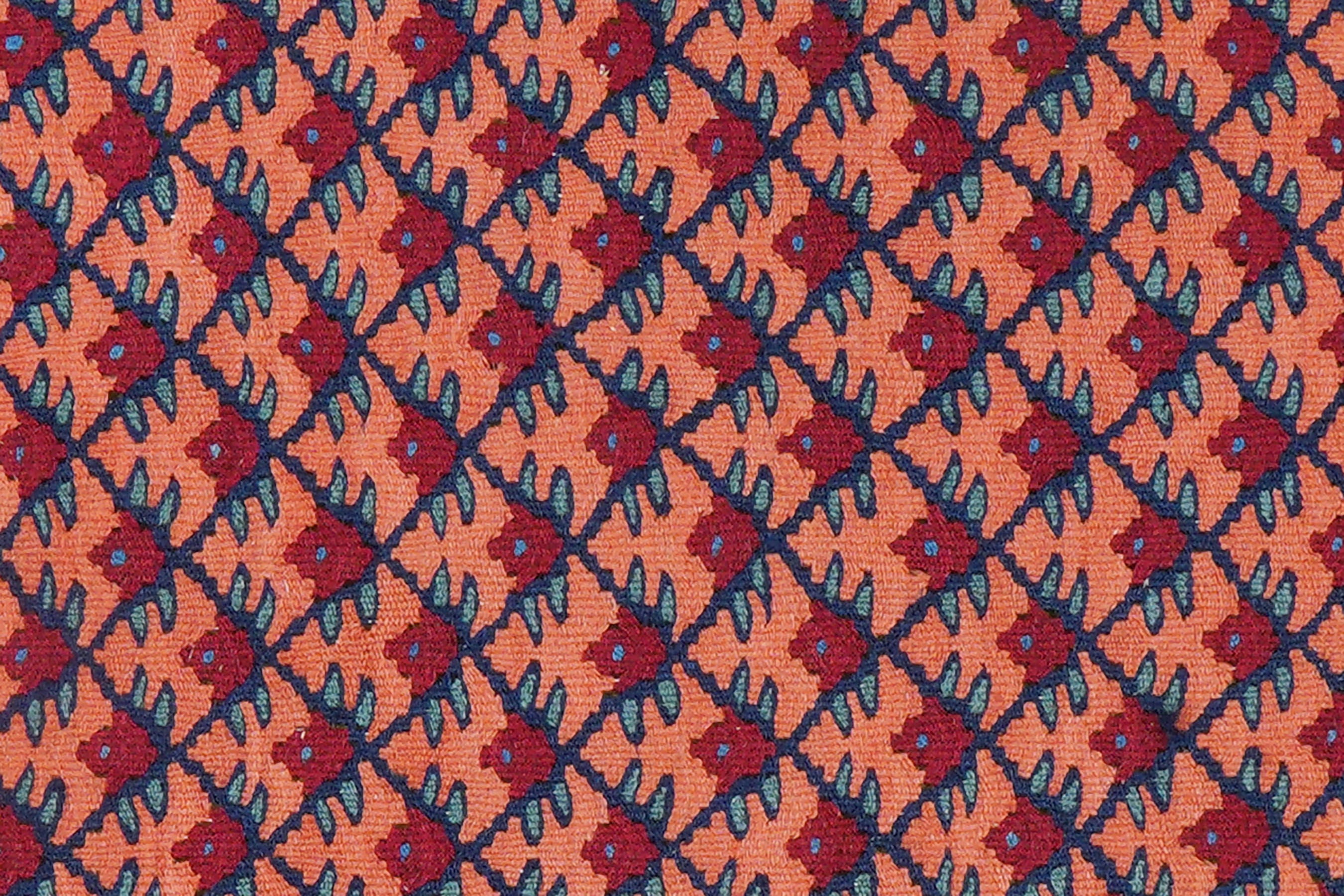 Kilim Senneh Teppich Mehrfarbig