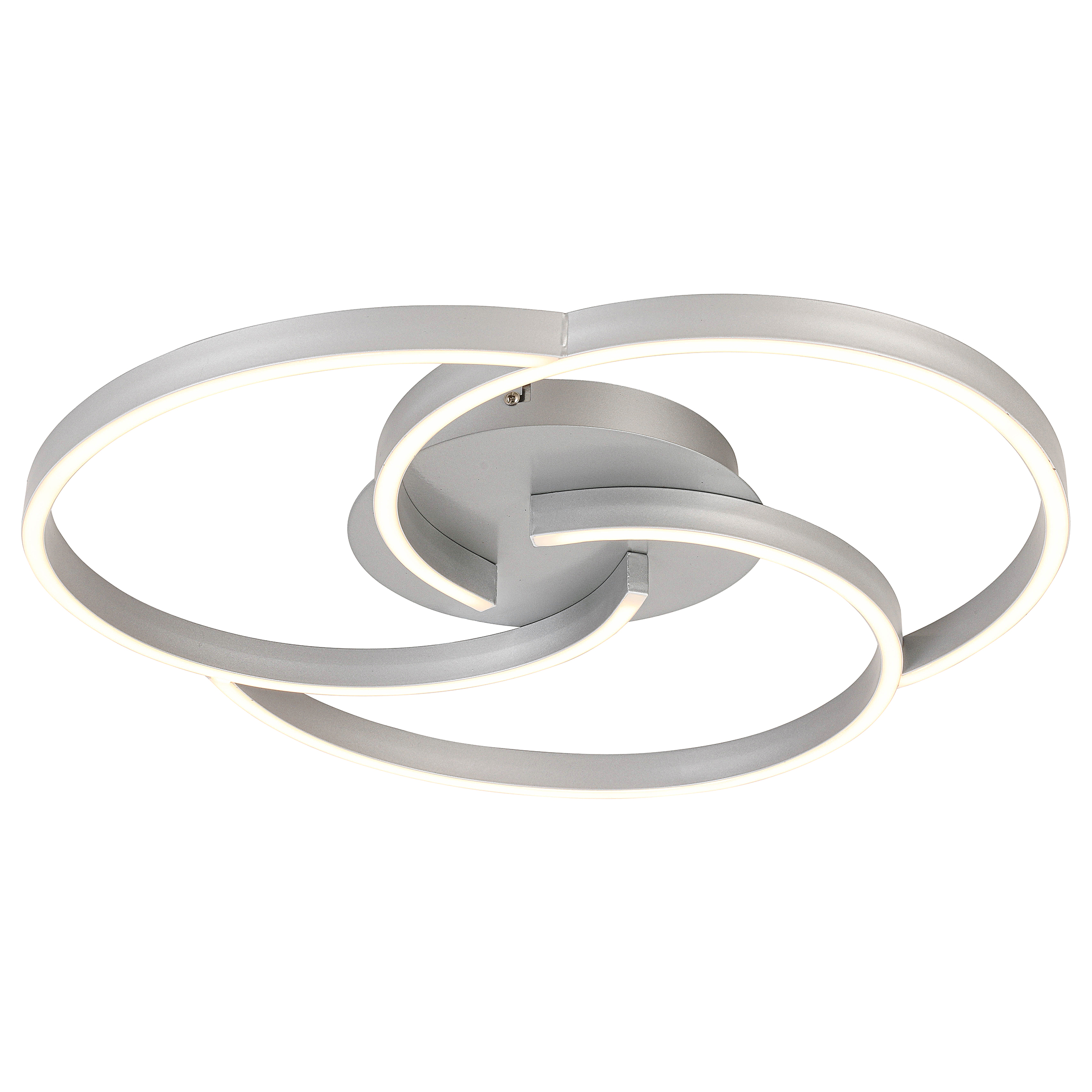 Kerstin LED-Deckenleuchte Aluminium Silber