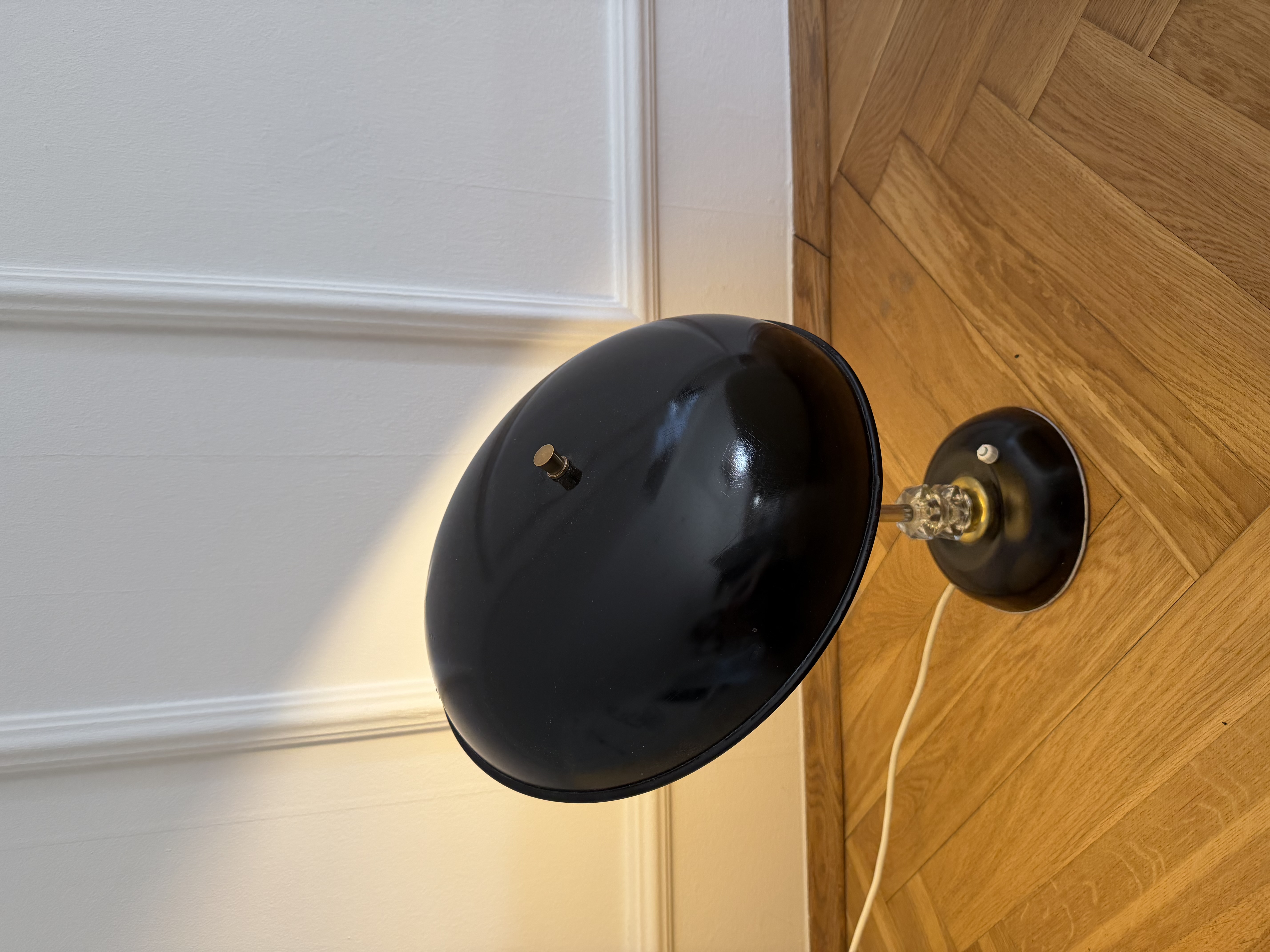 Table lamp Metal Black 1970s