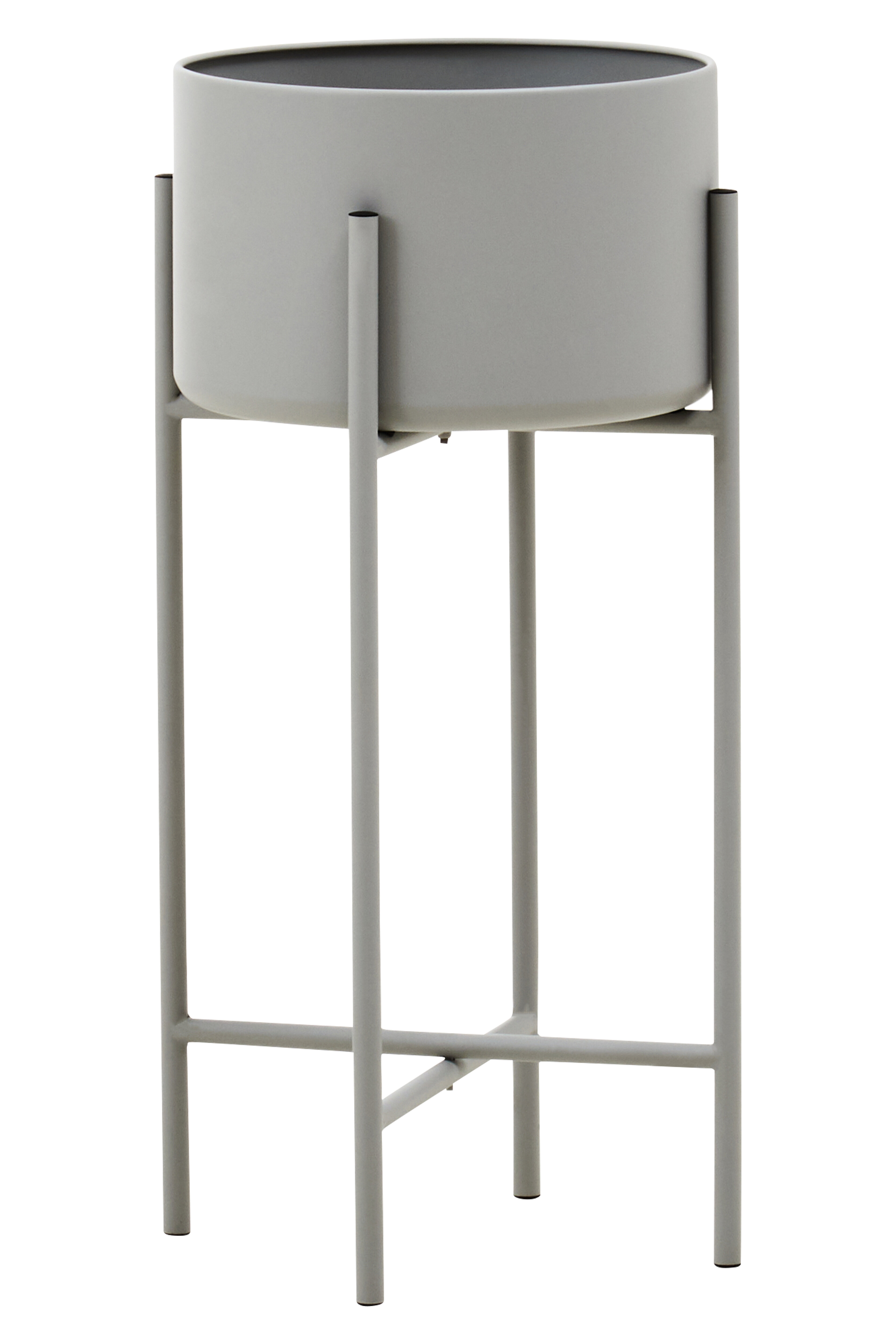 Trosa Groß Standblumenkübel Grau
