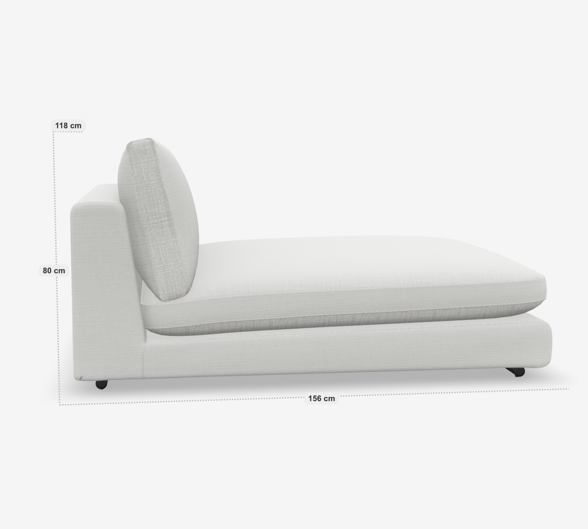 Mammuten Loveseat Ivory 400
