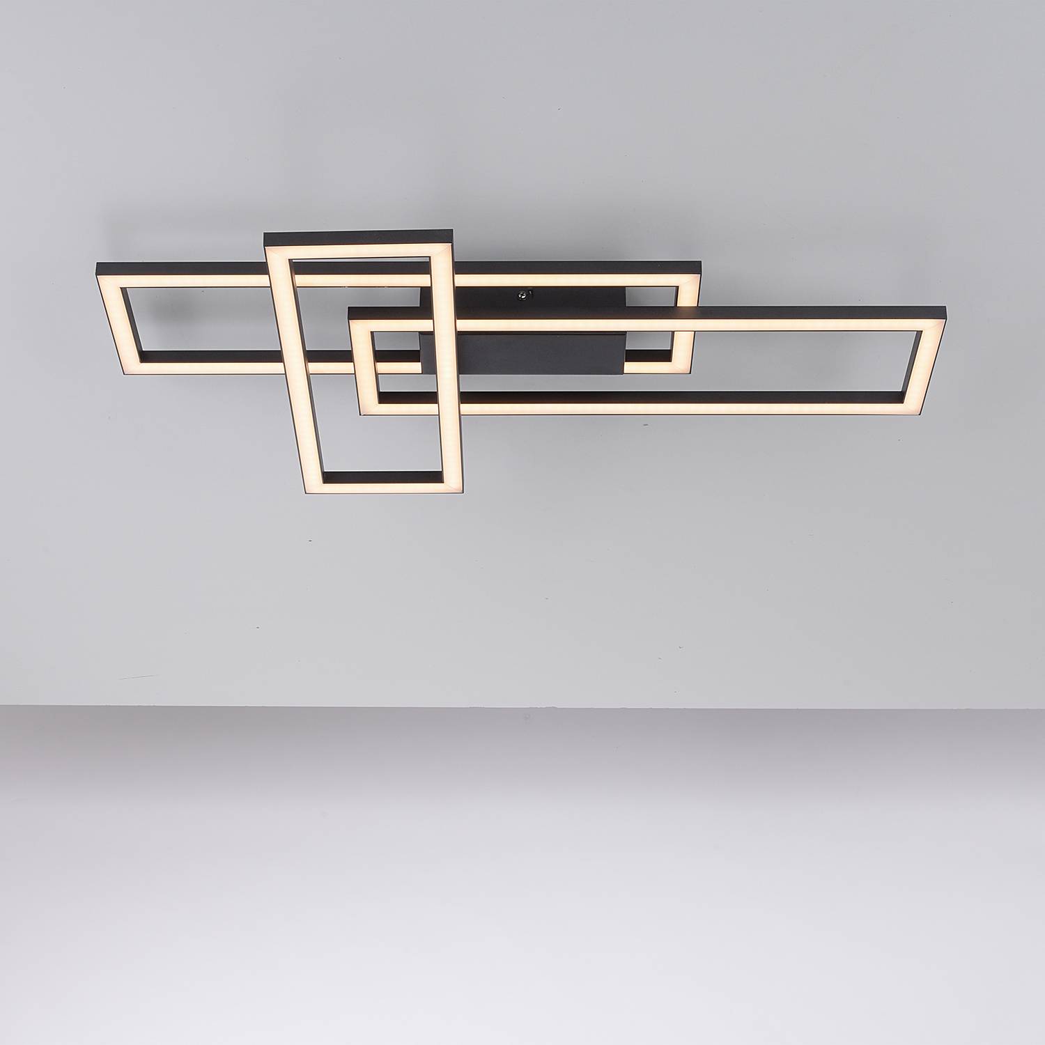 Iven LED-Deckenleuchte Eisen Aluminium 1-flammig