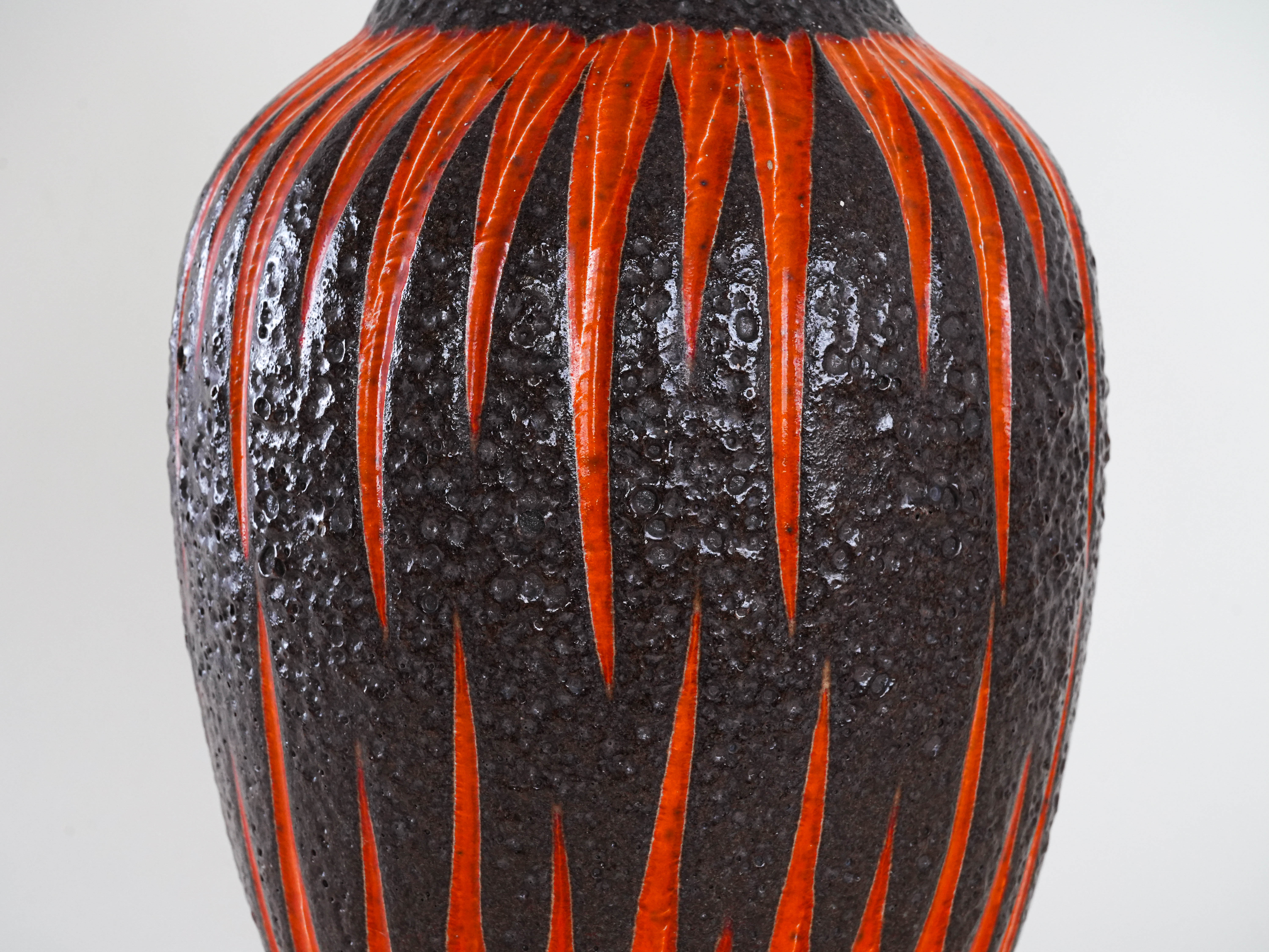 Keramikvase Rot