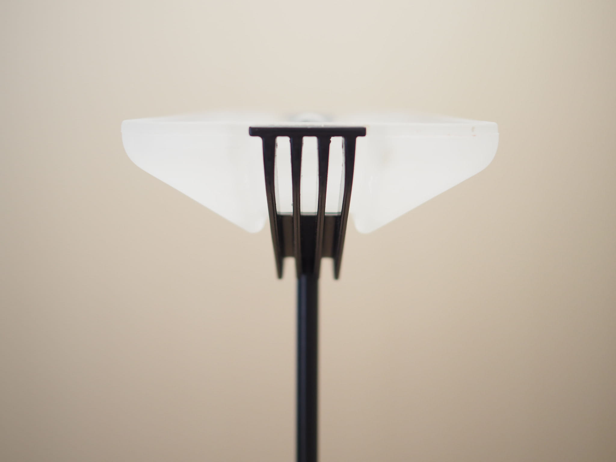 Floor lamp Metal Glass 1970s