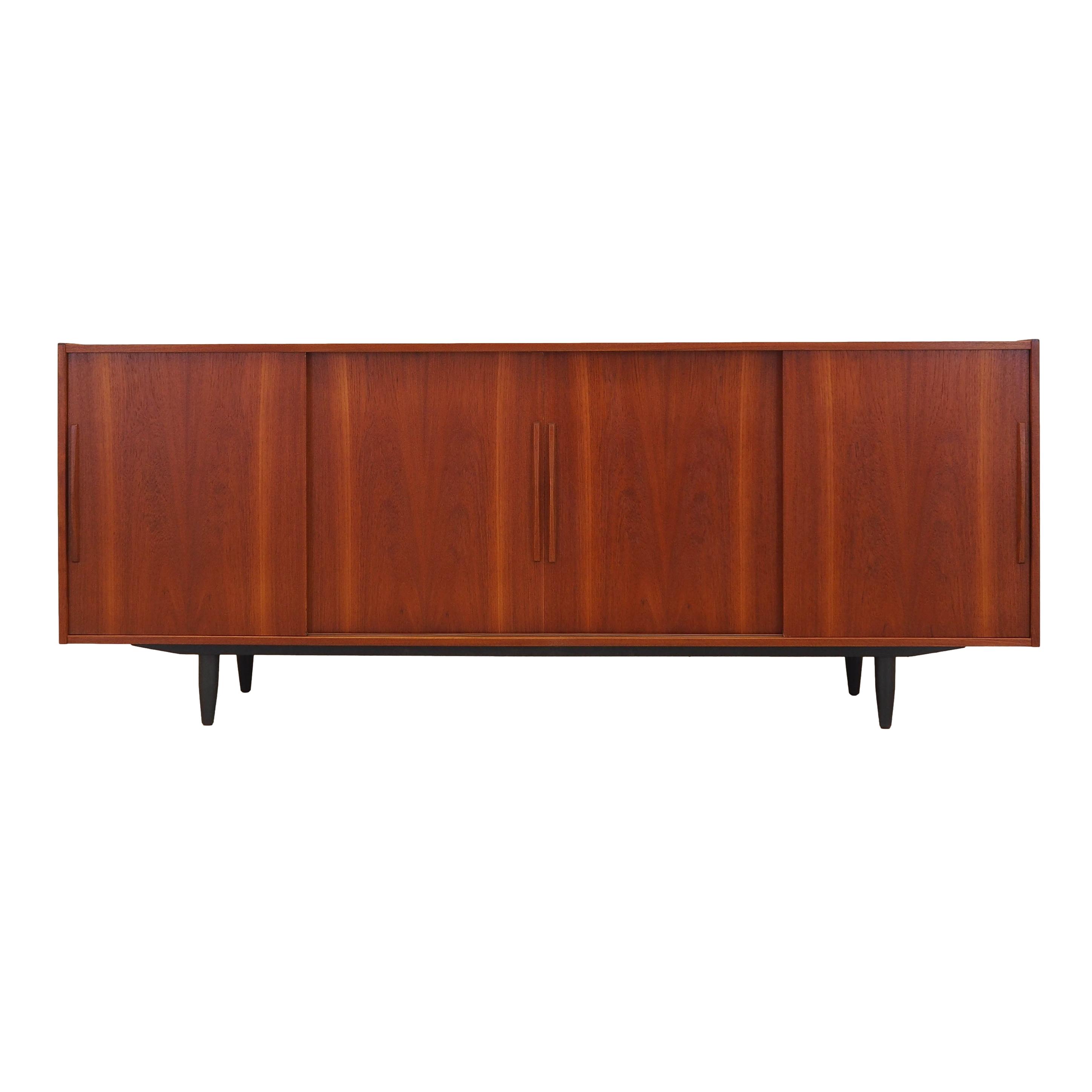 Teak-Sideboard Braun 1970er Jahre