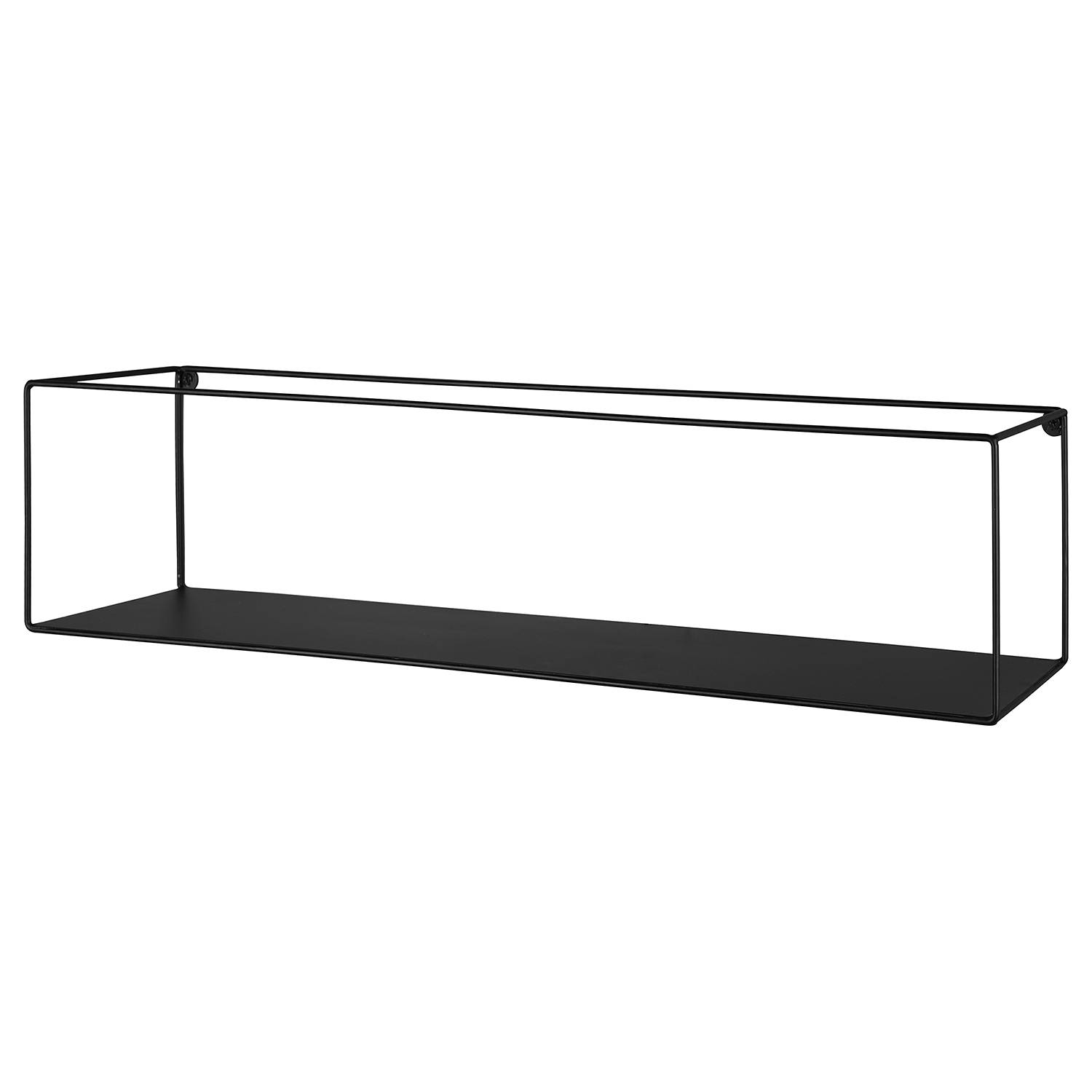 2x Wandregal Tarifa Metall Schwarz