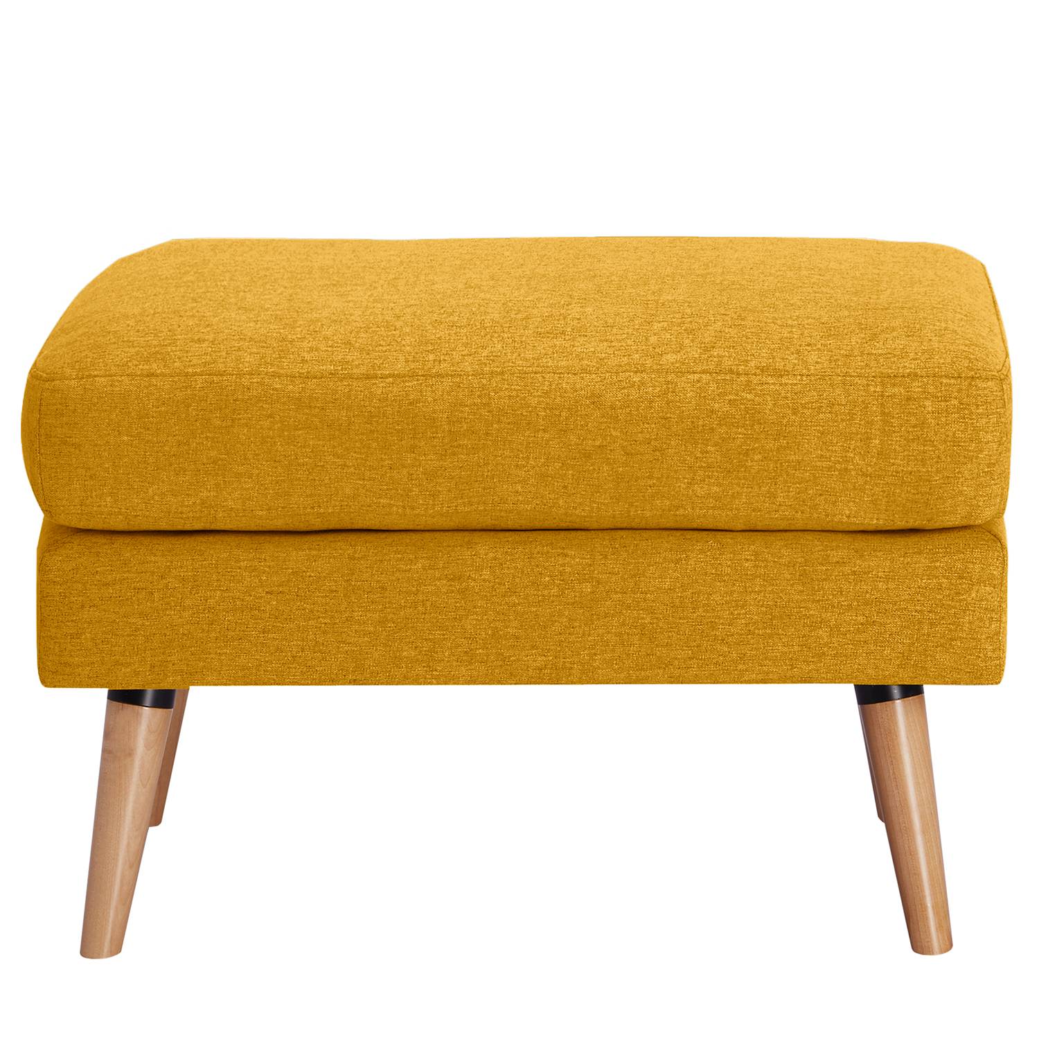 Polsterhocker Limeri Filz Senfgelb