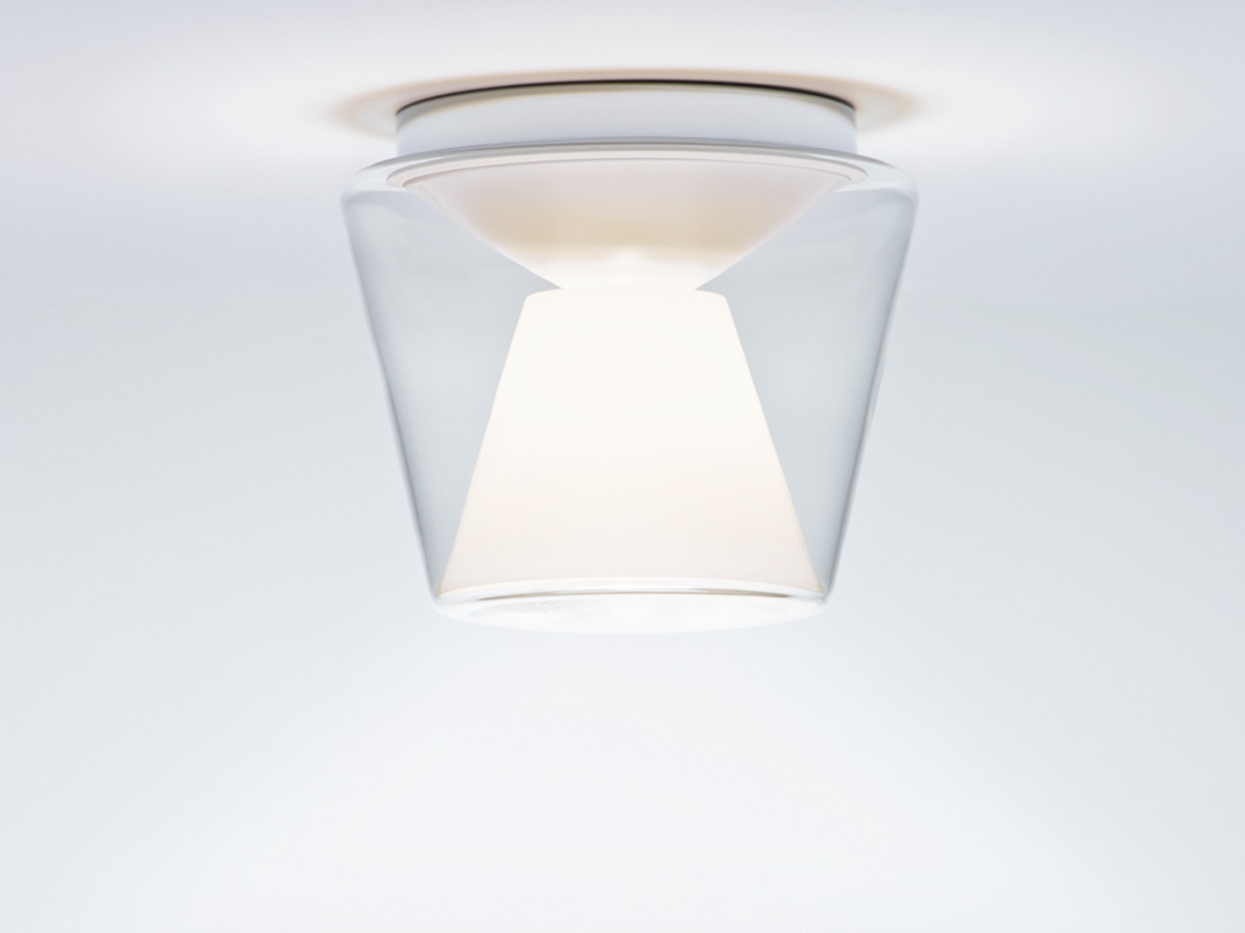 Annex Deckenleuchte Metall Glas Transparent