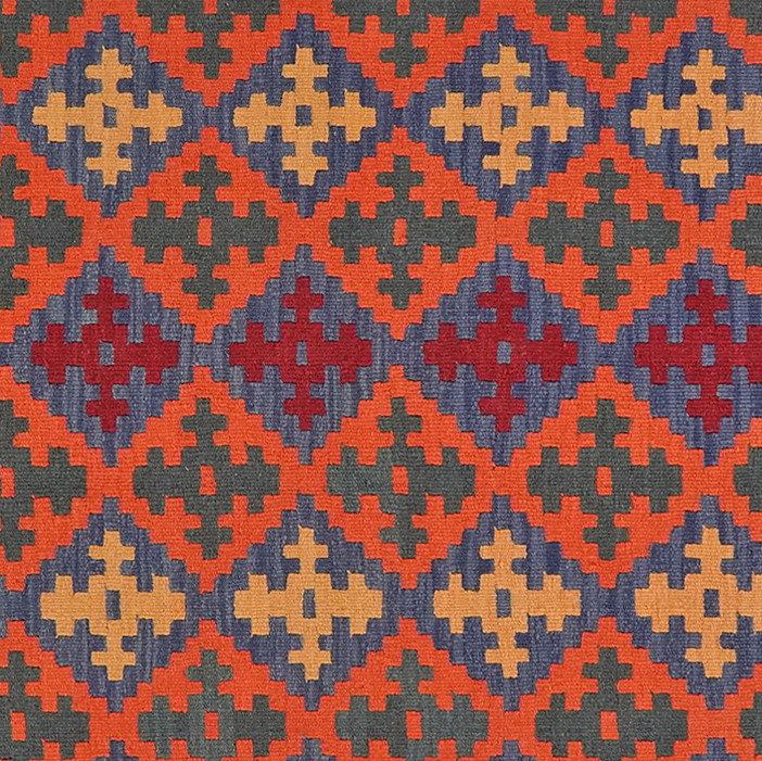 Kilim Gashgai Teppich Mehrfarbig