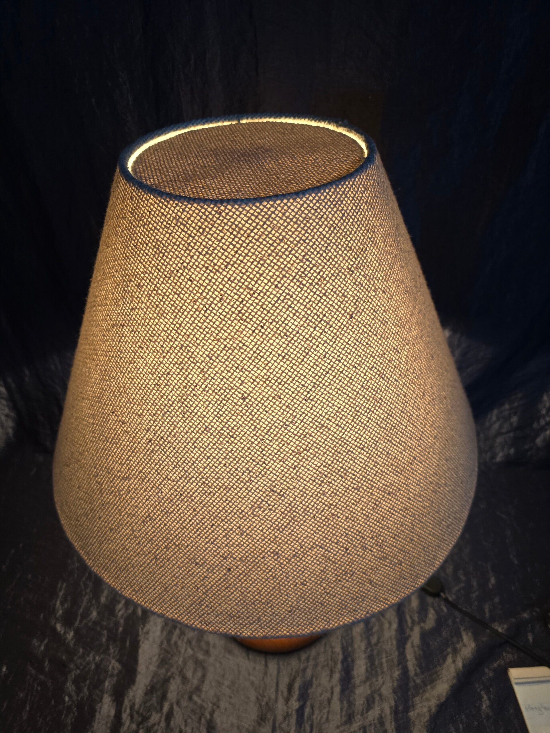 Vintage Teakholz Tischlampe Dyrlund Dänemark