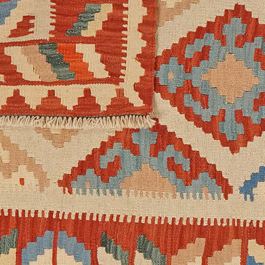 Kilim Gashgai Teppich Mehrfarbig