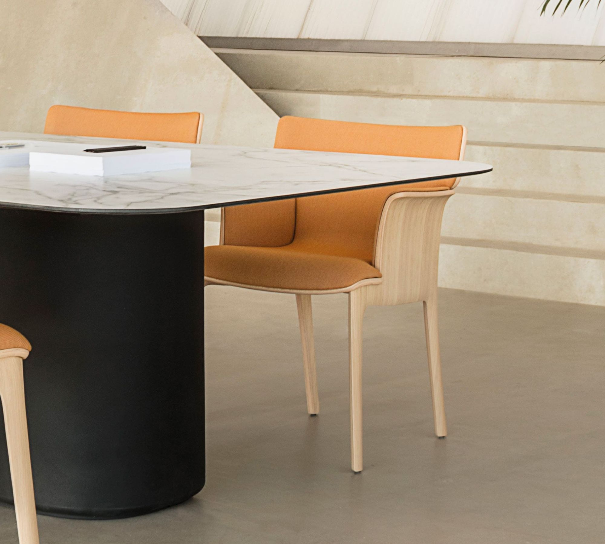 Adela Rex SO1410 Armchair Oak Wood Upholstered