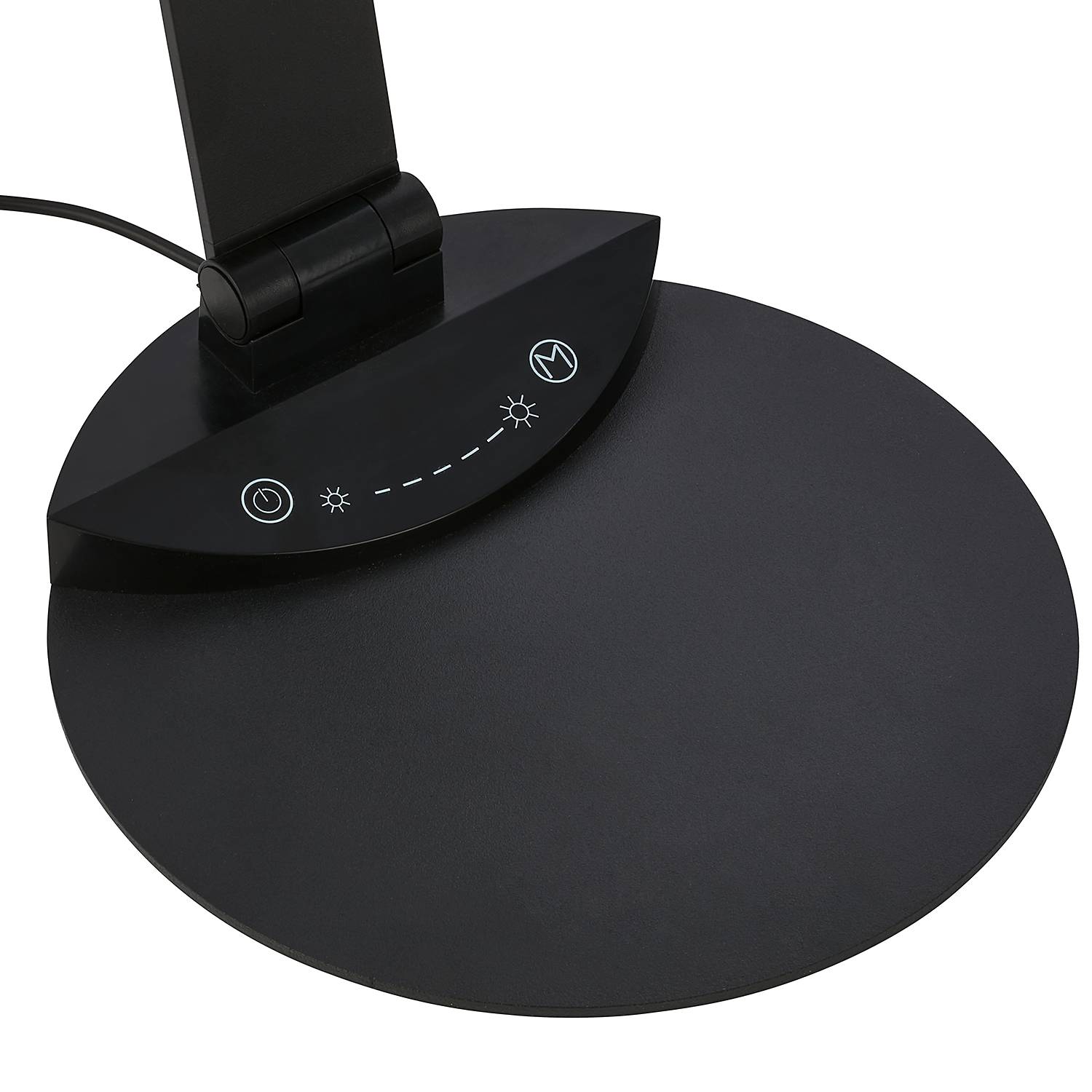 LED-Tischleuchte Haiti Nylon Eisen Schwarz