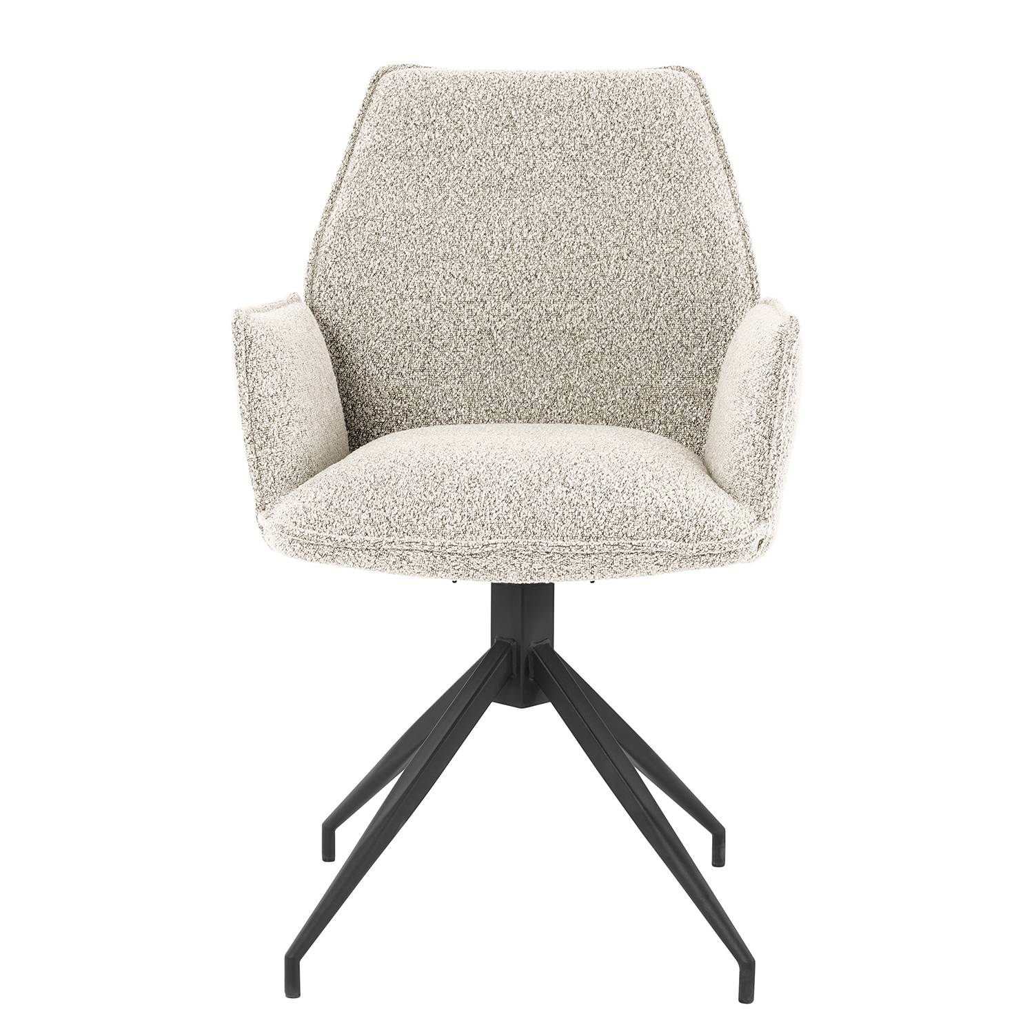Armchair Duber Bouclé Light Grey