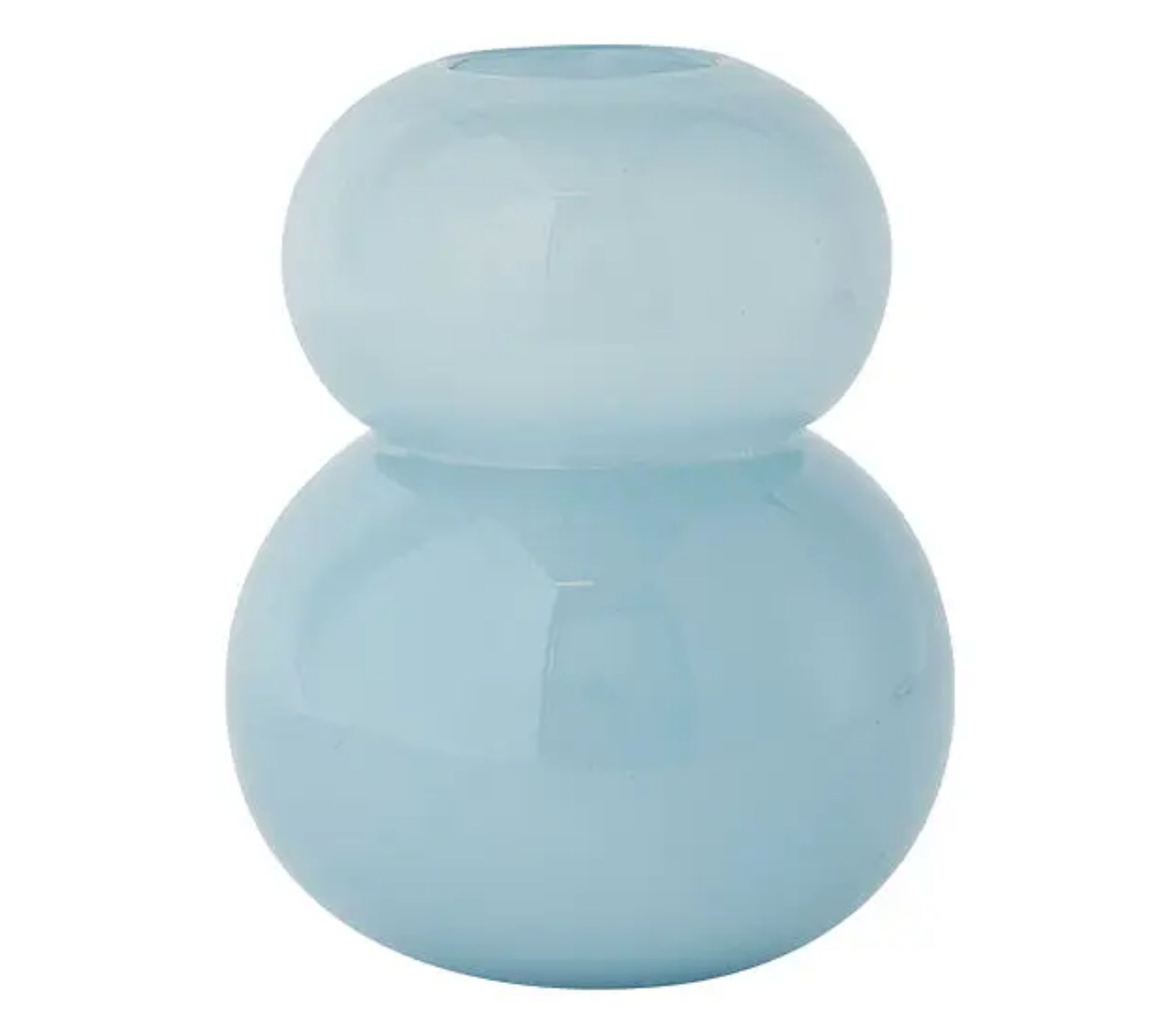 Lasi Vase Klein Glas Blau