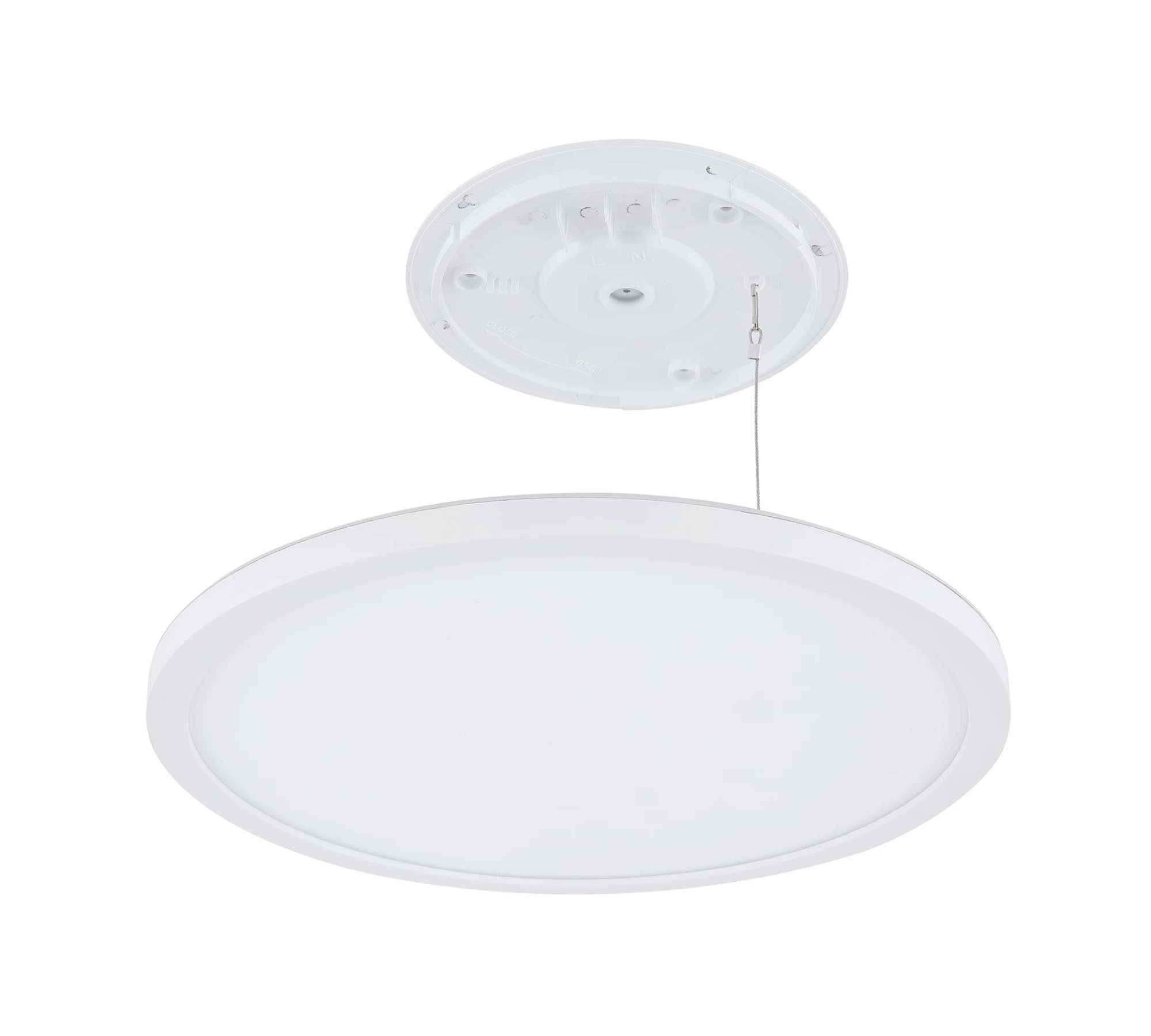 1-light LED ceiling light Plastic White