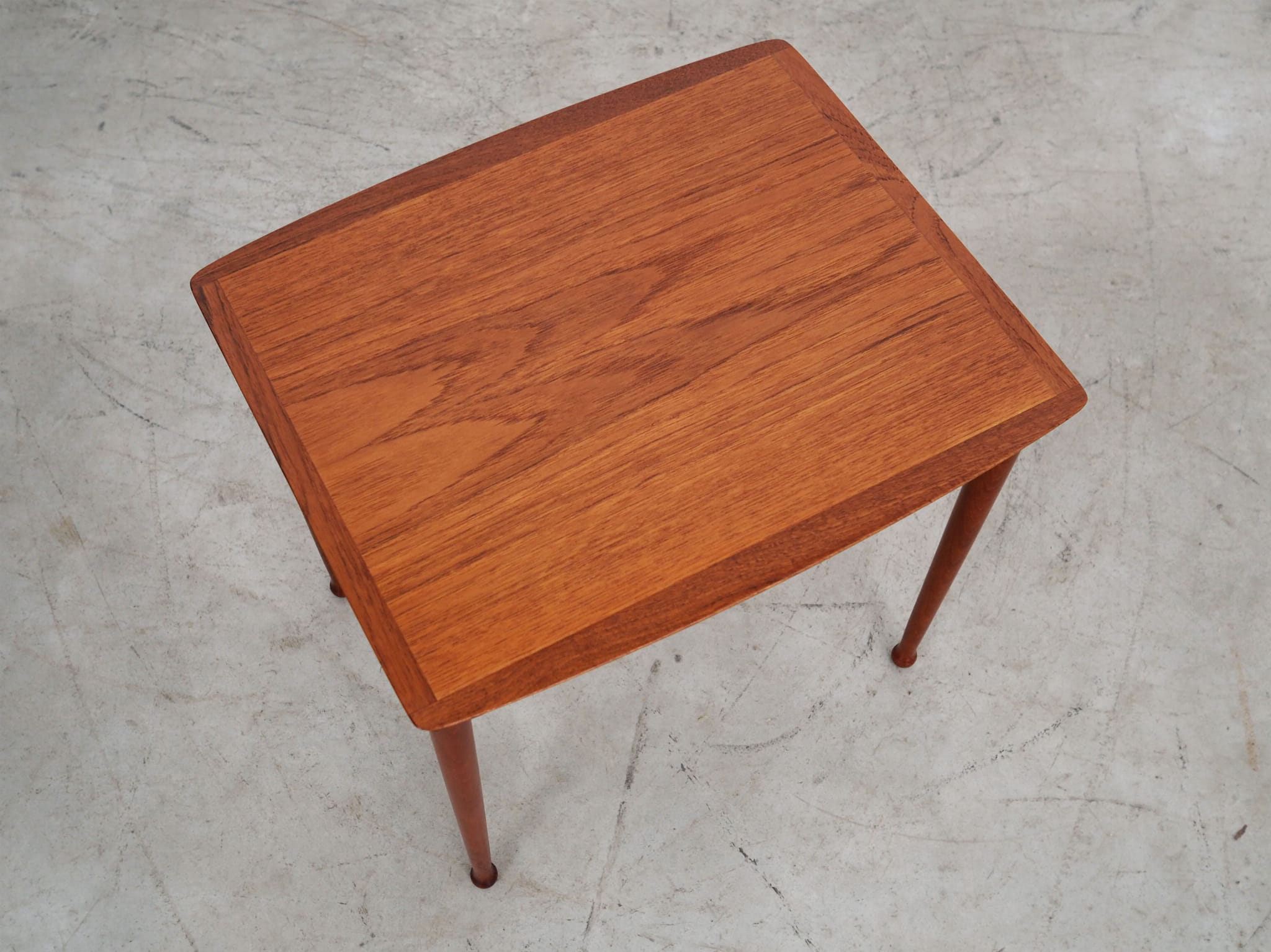 Vintage Couchtisch Teakholz Braun 1970er Jahre