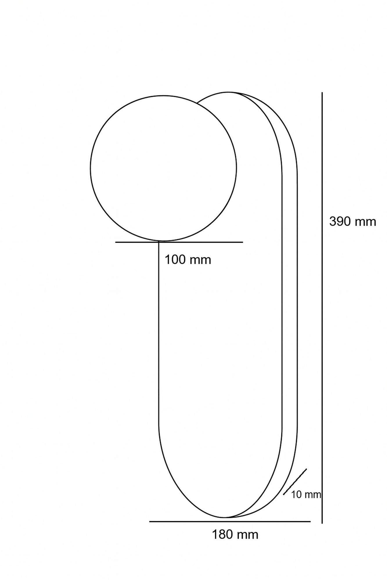 Tor Applique Travertino Bianco