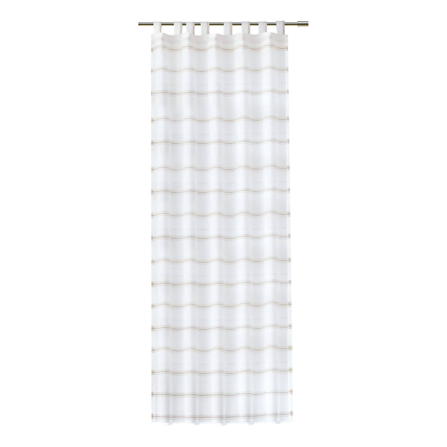 Schlaufenschal Persico Webstoff Weiß / Beige