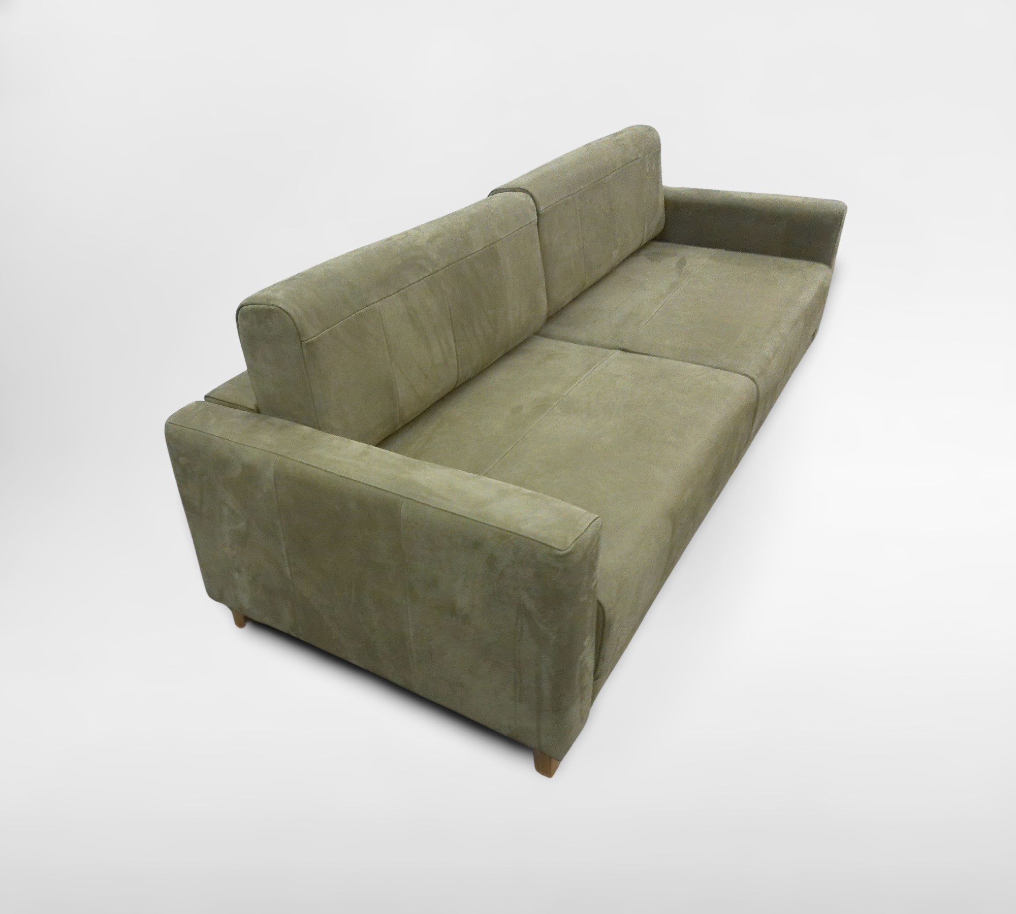 Tyme Schlafsofa Samt Olivgrün