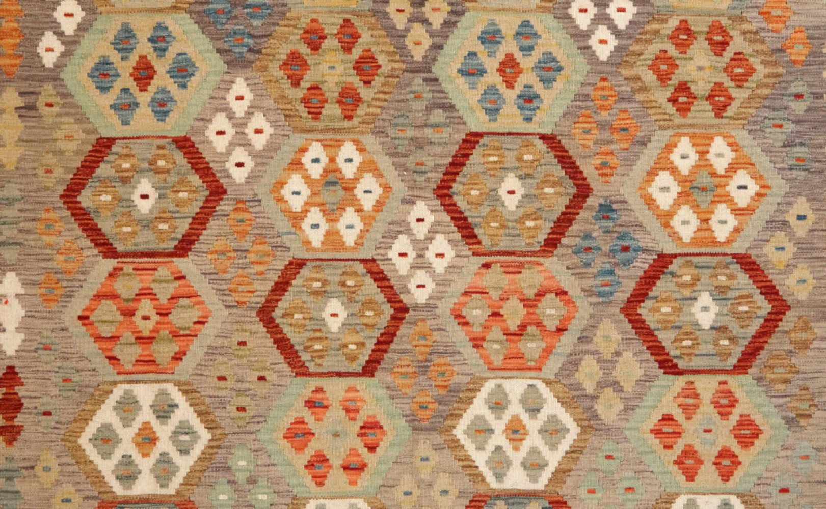 Kilim Laila Wool Multicolored
