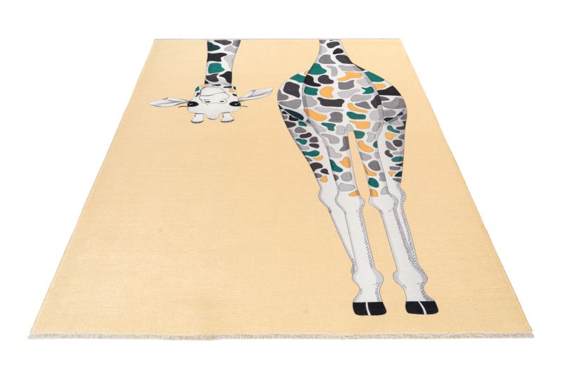 Greta Teppich Giraffe Baumwolle 115 x 170 cm