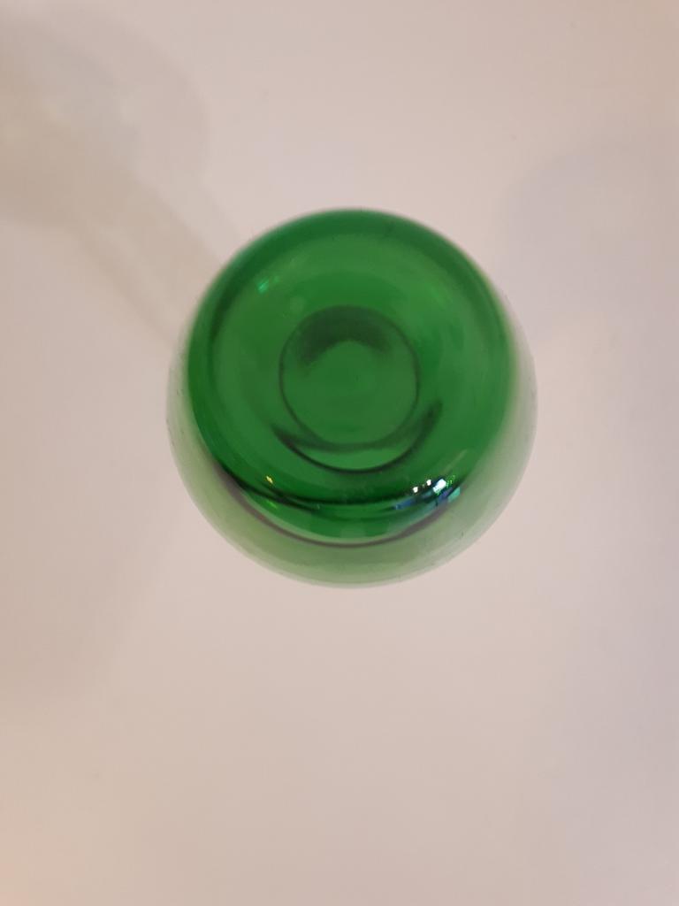 Vintage Vase Glas Grün