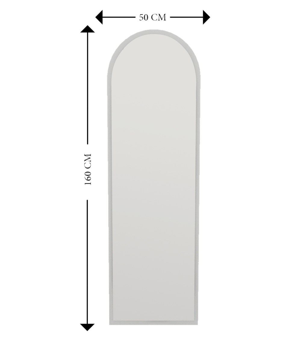 Emma Freestanding mirror White 50cmx 160cm