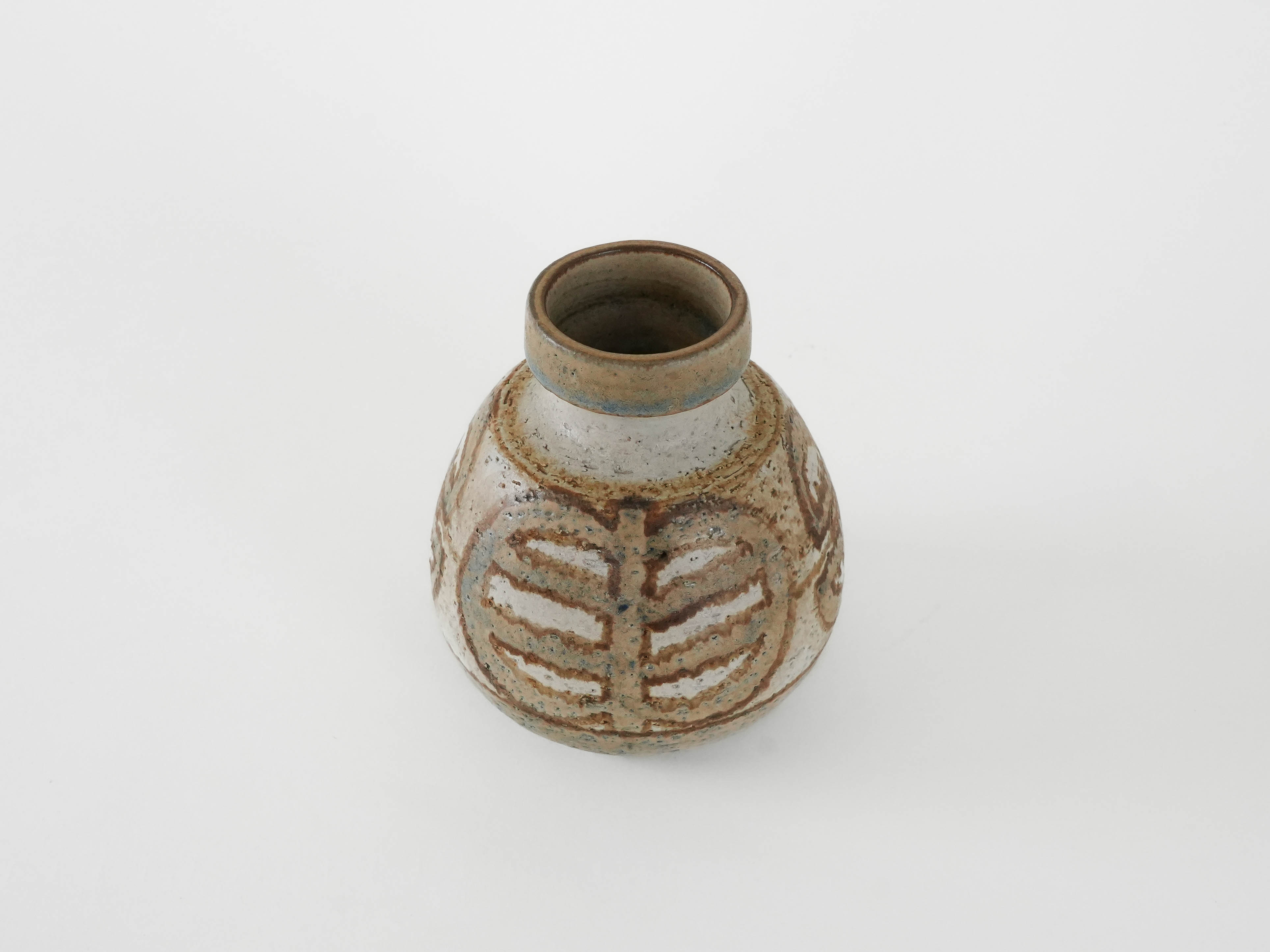 Vase Keramik Braun