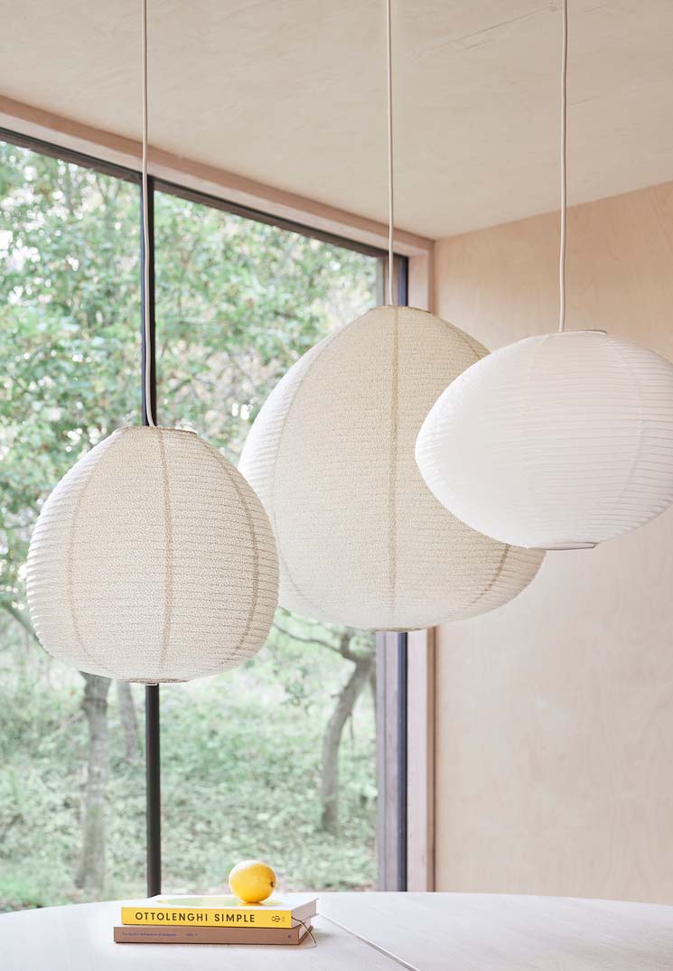 Moyo Paper Lampshade Small White